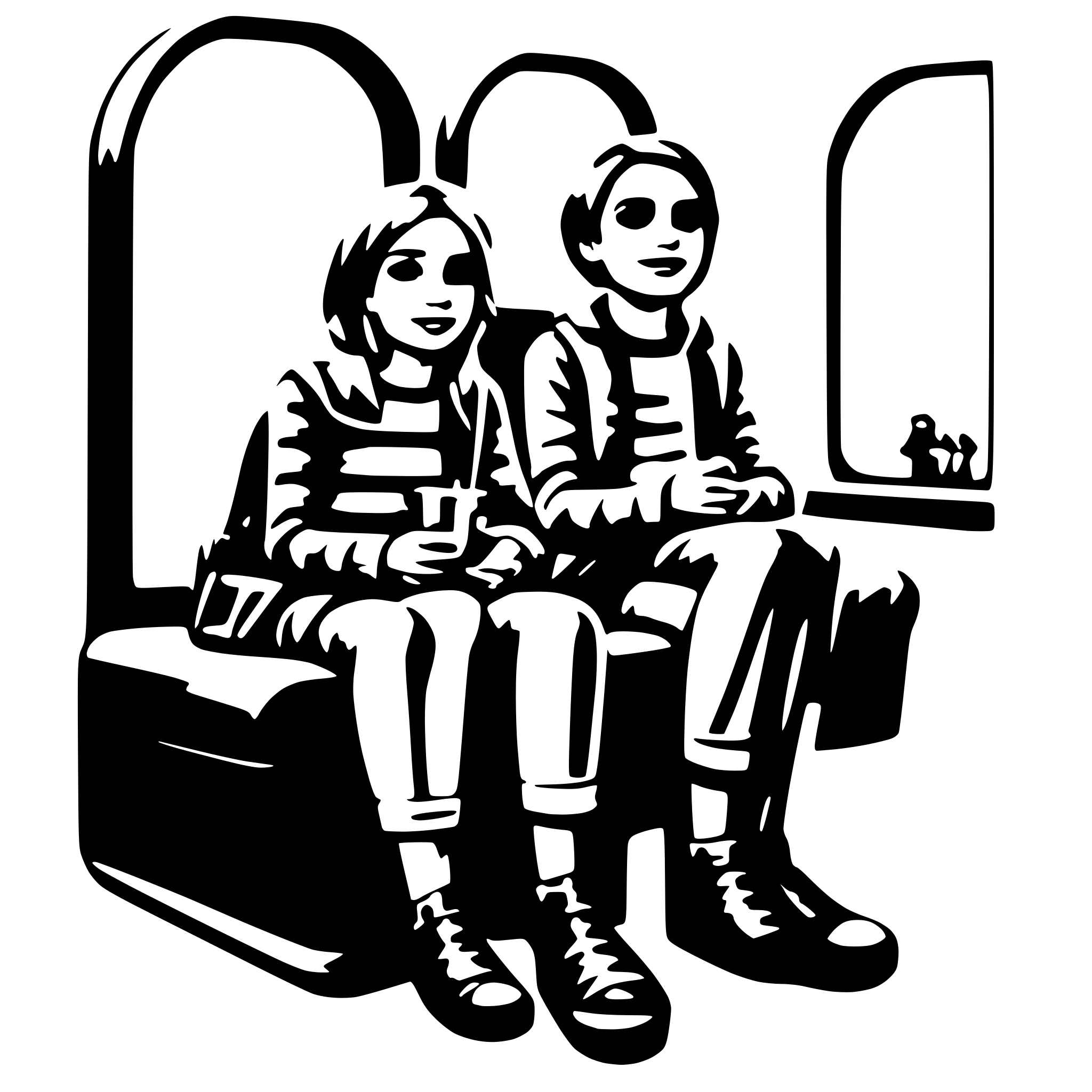AI-generated SVG of a Small Passengers  transparent background