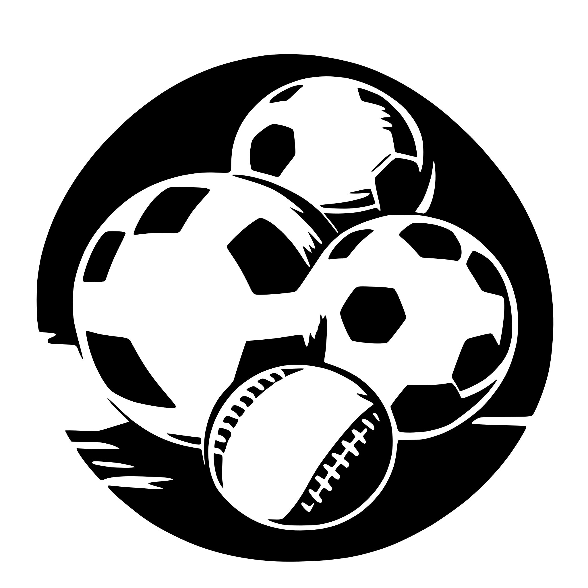 AI-generated SVG of 'Sports Balls Bundle'