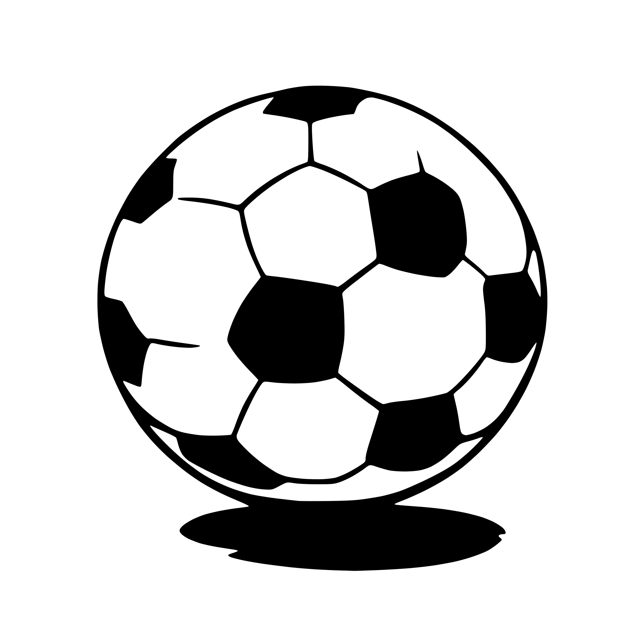AI-generated SVG of 'soccerball'