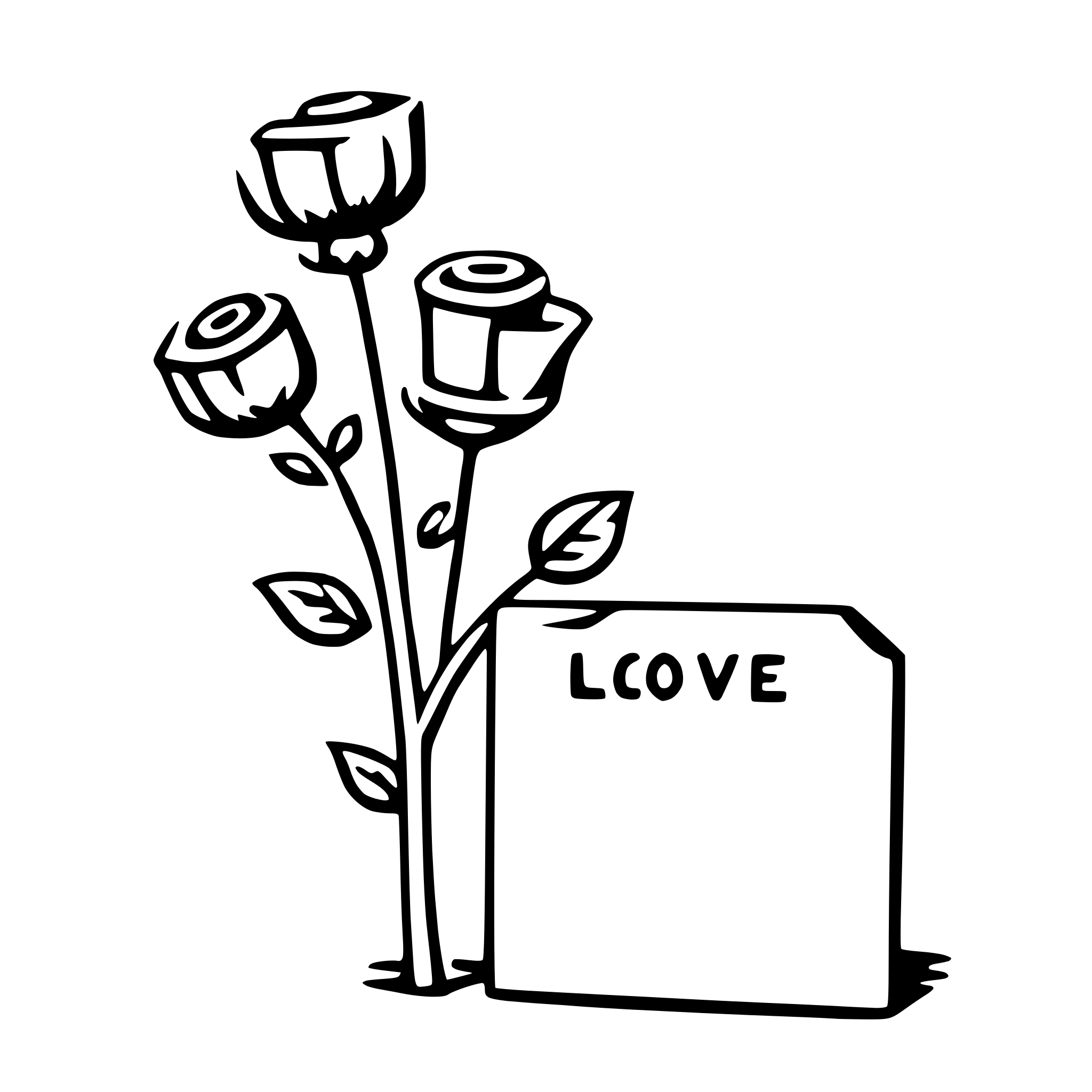 AI-generated SVG of a love poem