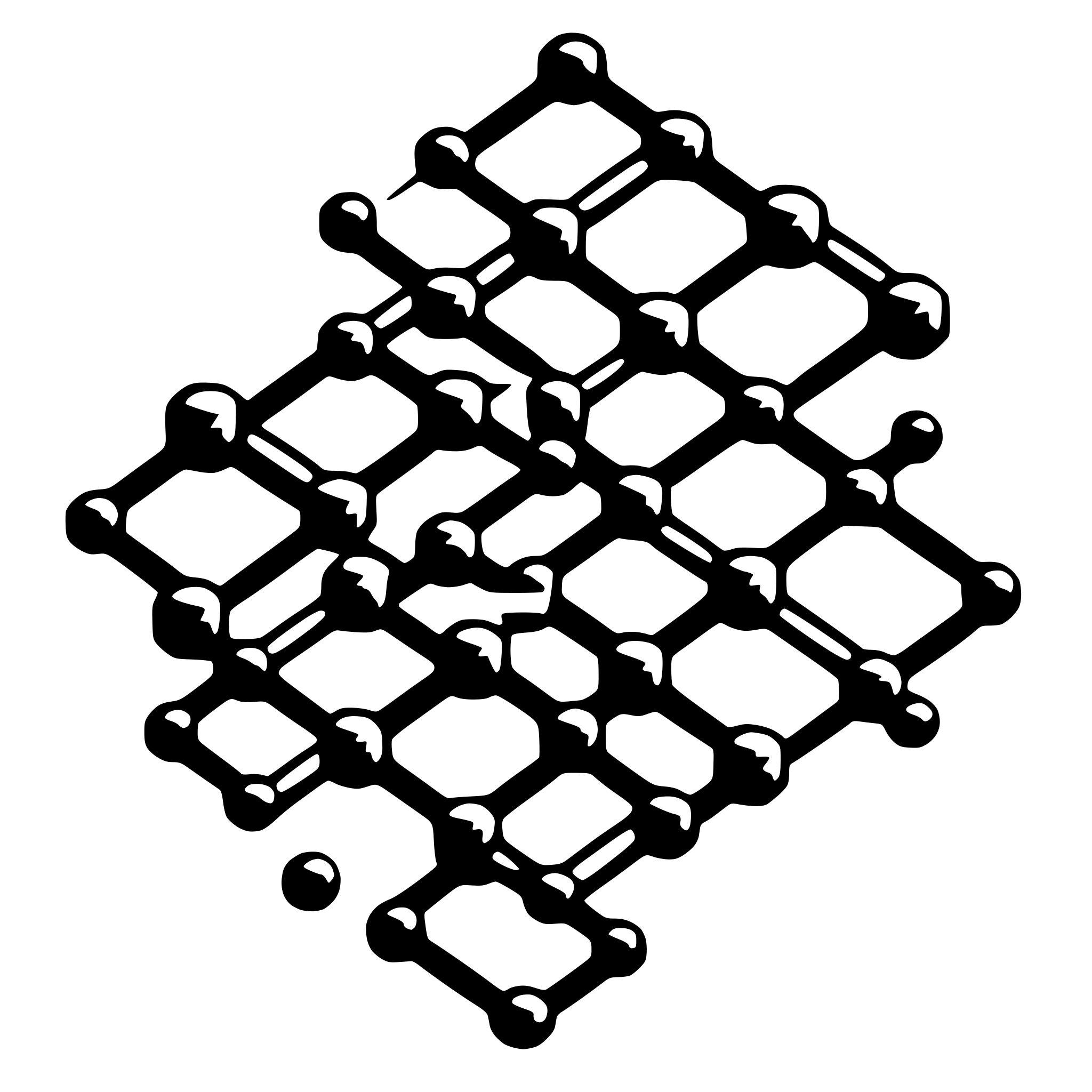AI-generated SVG of a data nodes connecting to each other