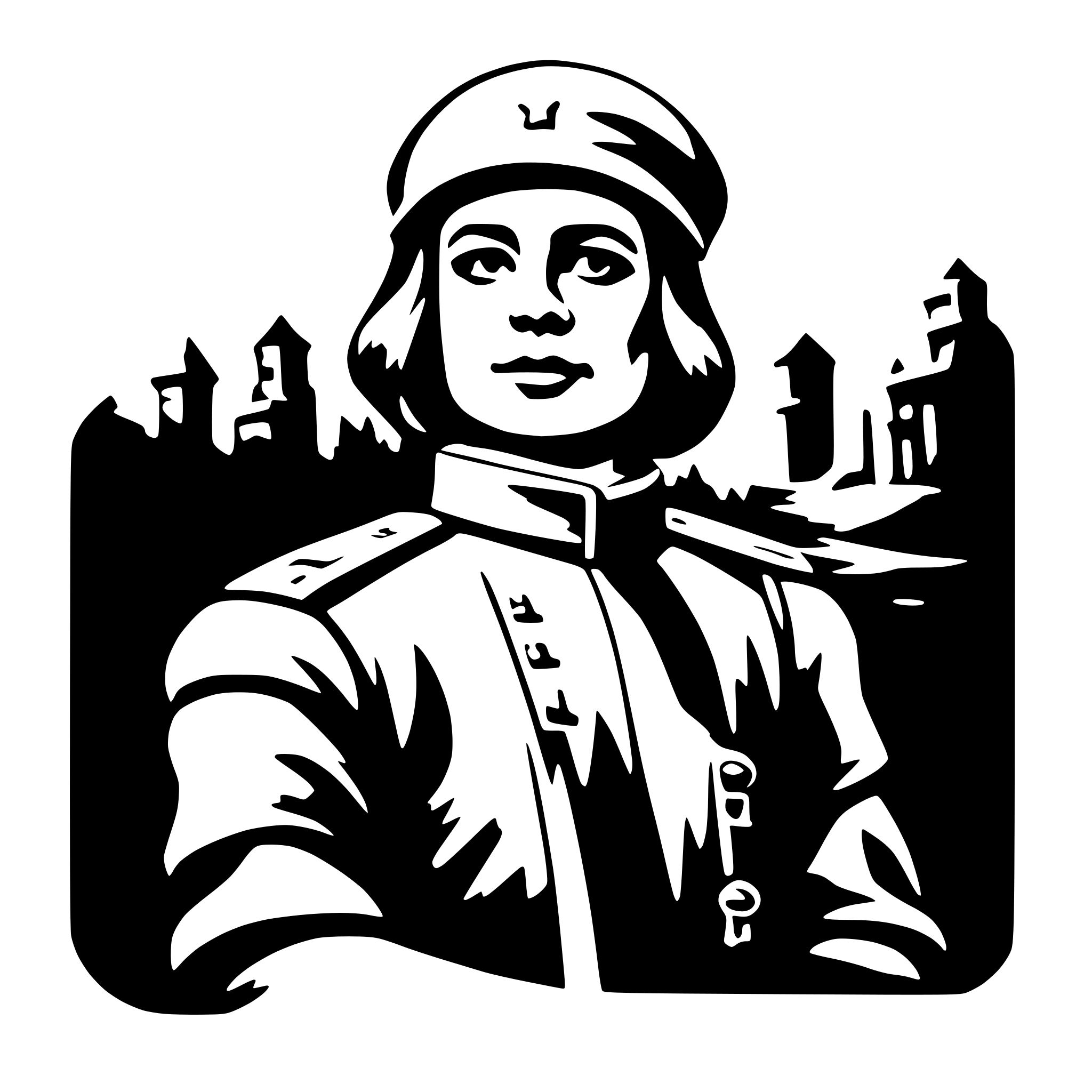 AI-generated SVG of 'soviet propaganda soldier'