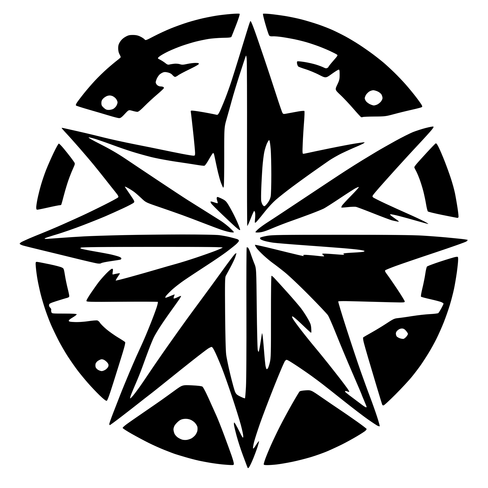AI-generated SVG of a 5-rays star with round corners and white to black transition AI-generated SVG of a 5-rays star with round corners and white to black transition