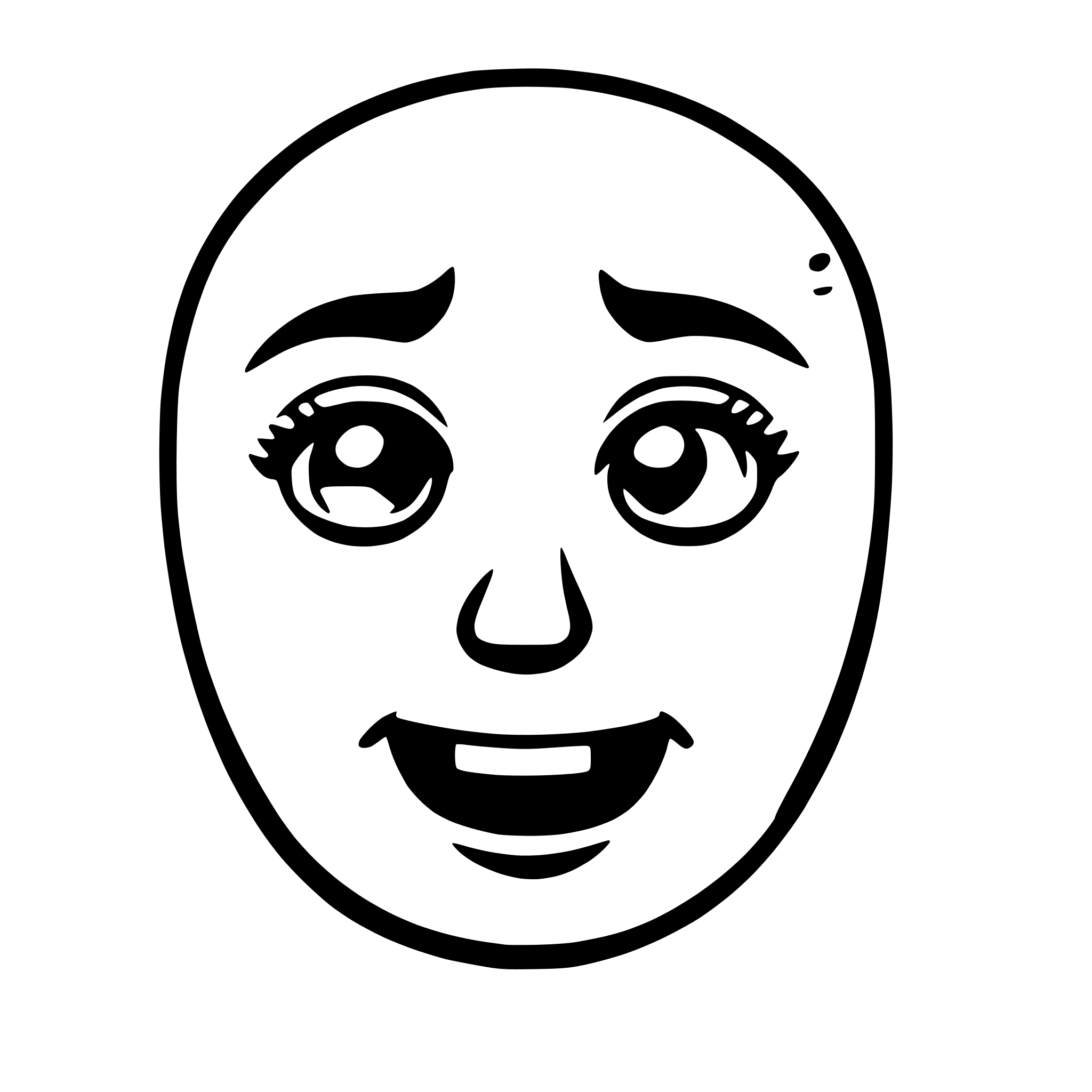 AI-generated SVG of 'crying face emoji'