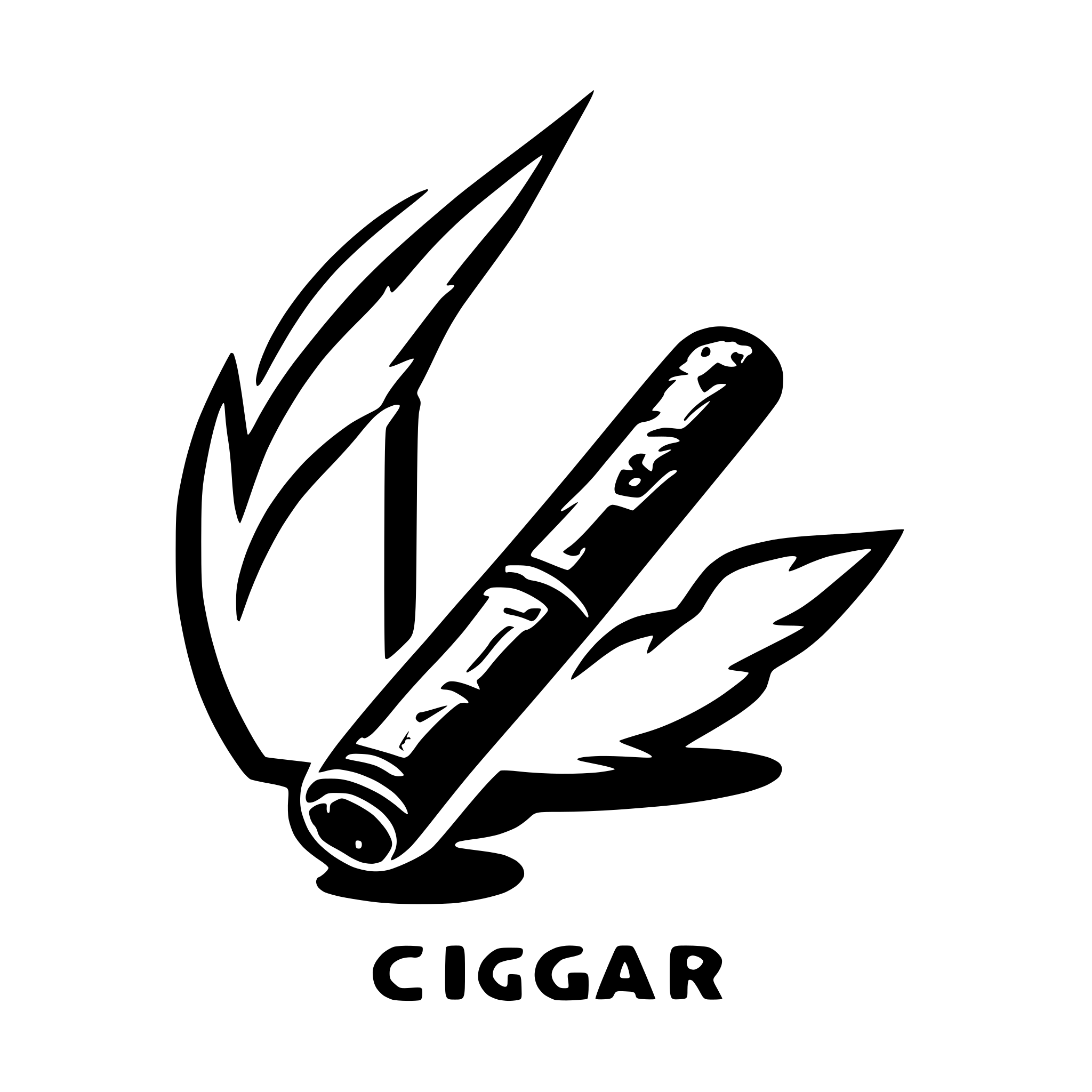 AI-generated SVG of 'cigar mobile app logo'