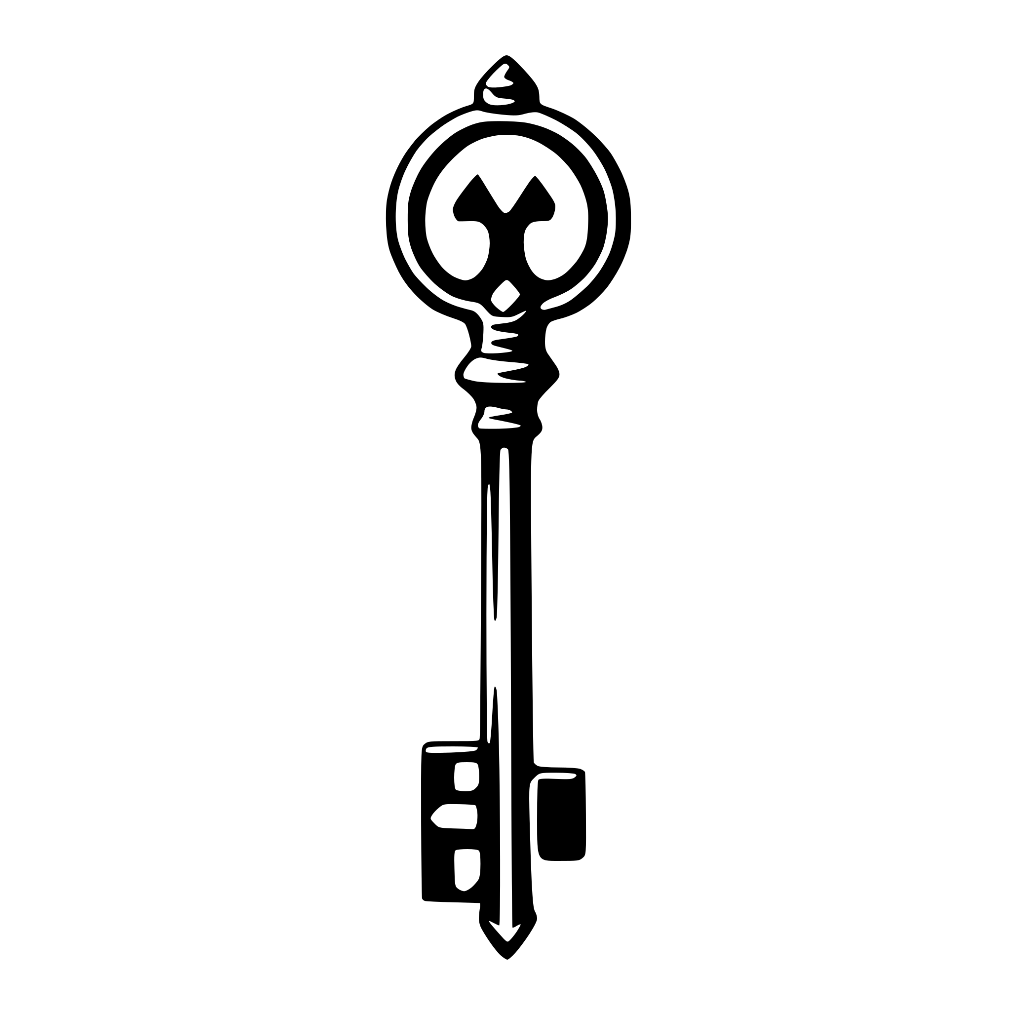 AI-generated SVG of 'key'