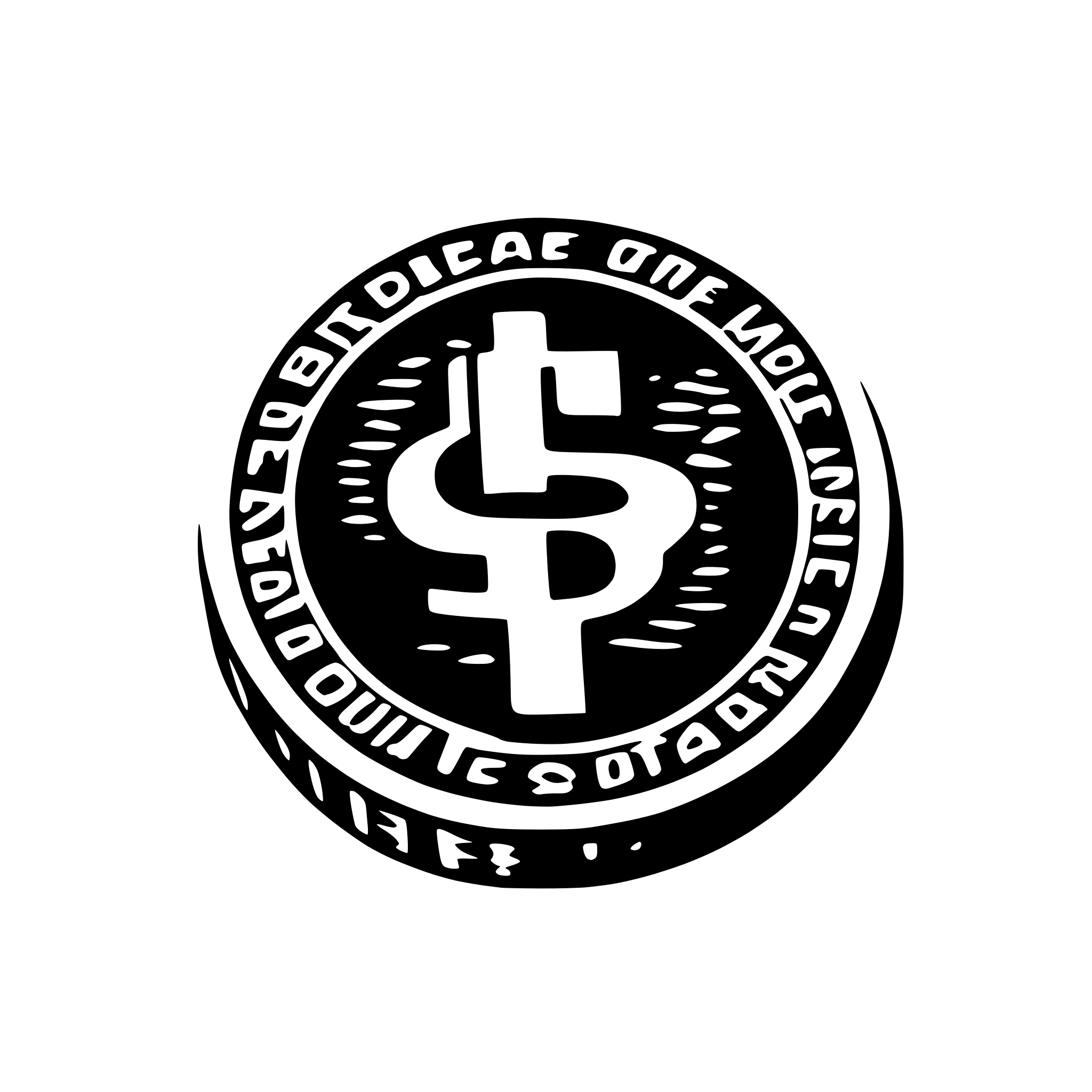 AI-generated SVG of a $5 COIN
