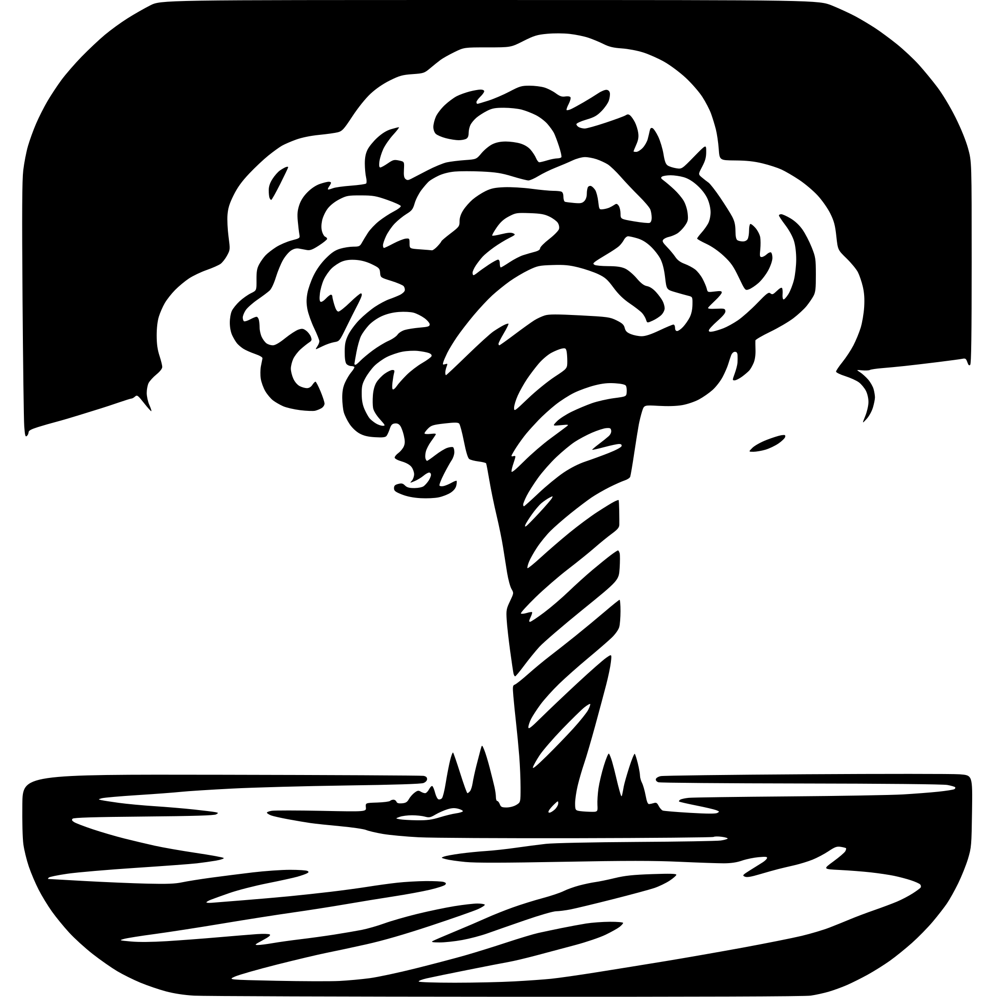 AI-generated SVG of a cool tornado