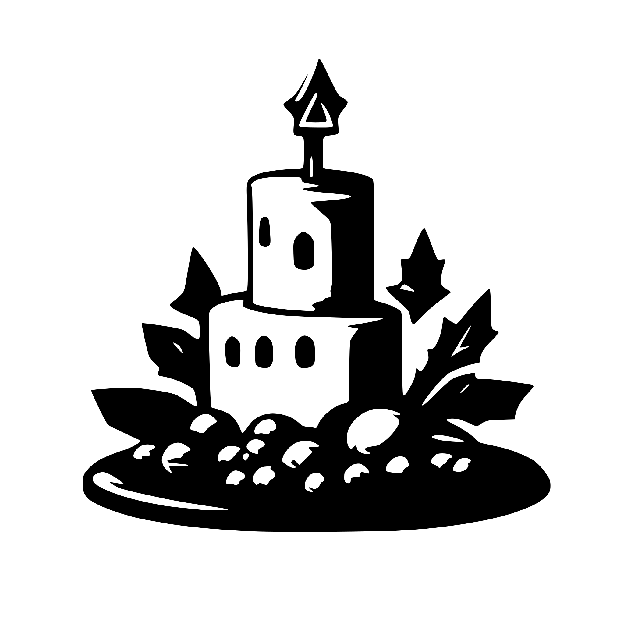 AI-generated SVG of a christmas