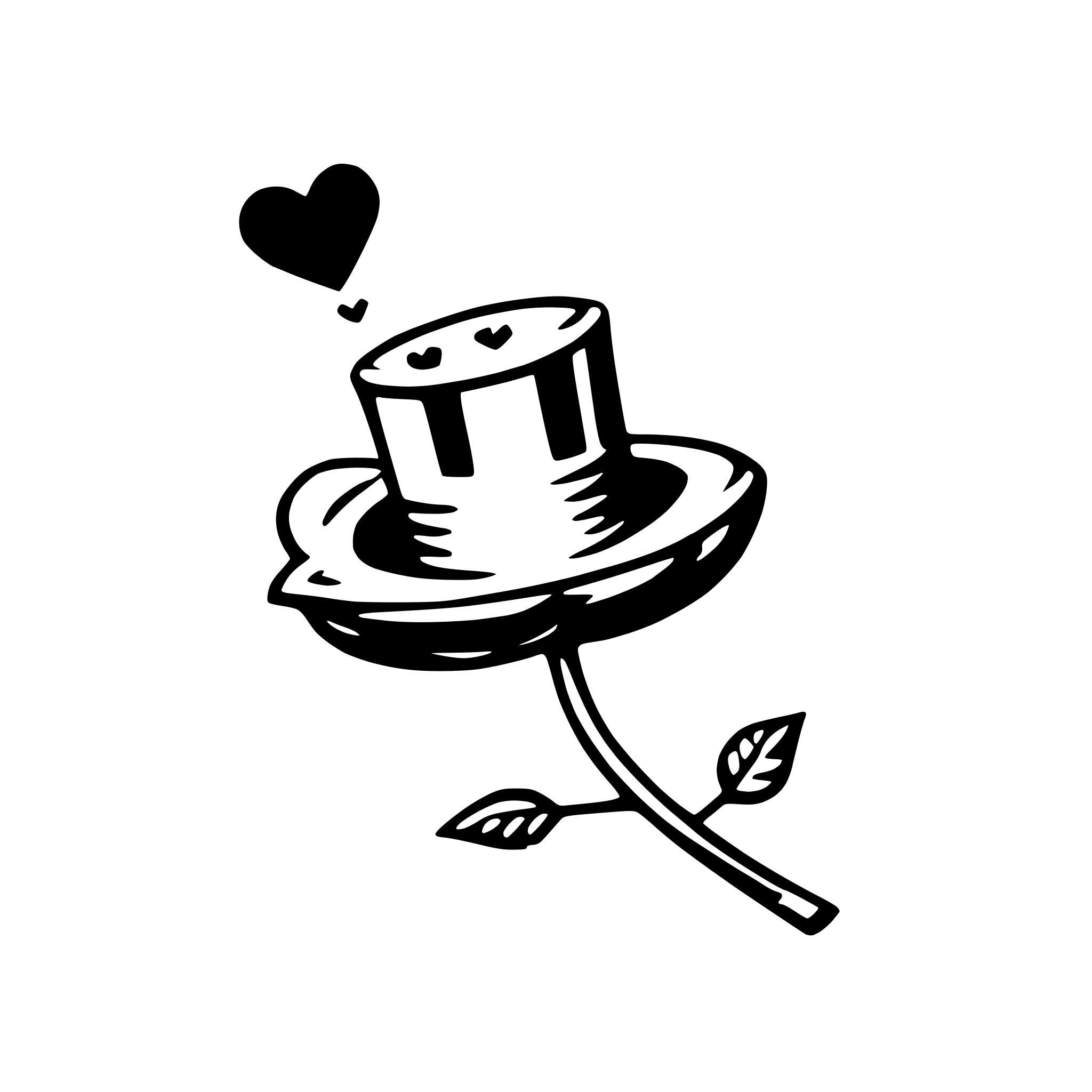 AI-generated SVG of a valentine's card