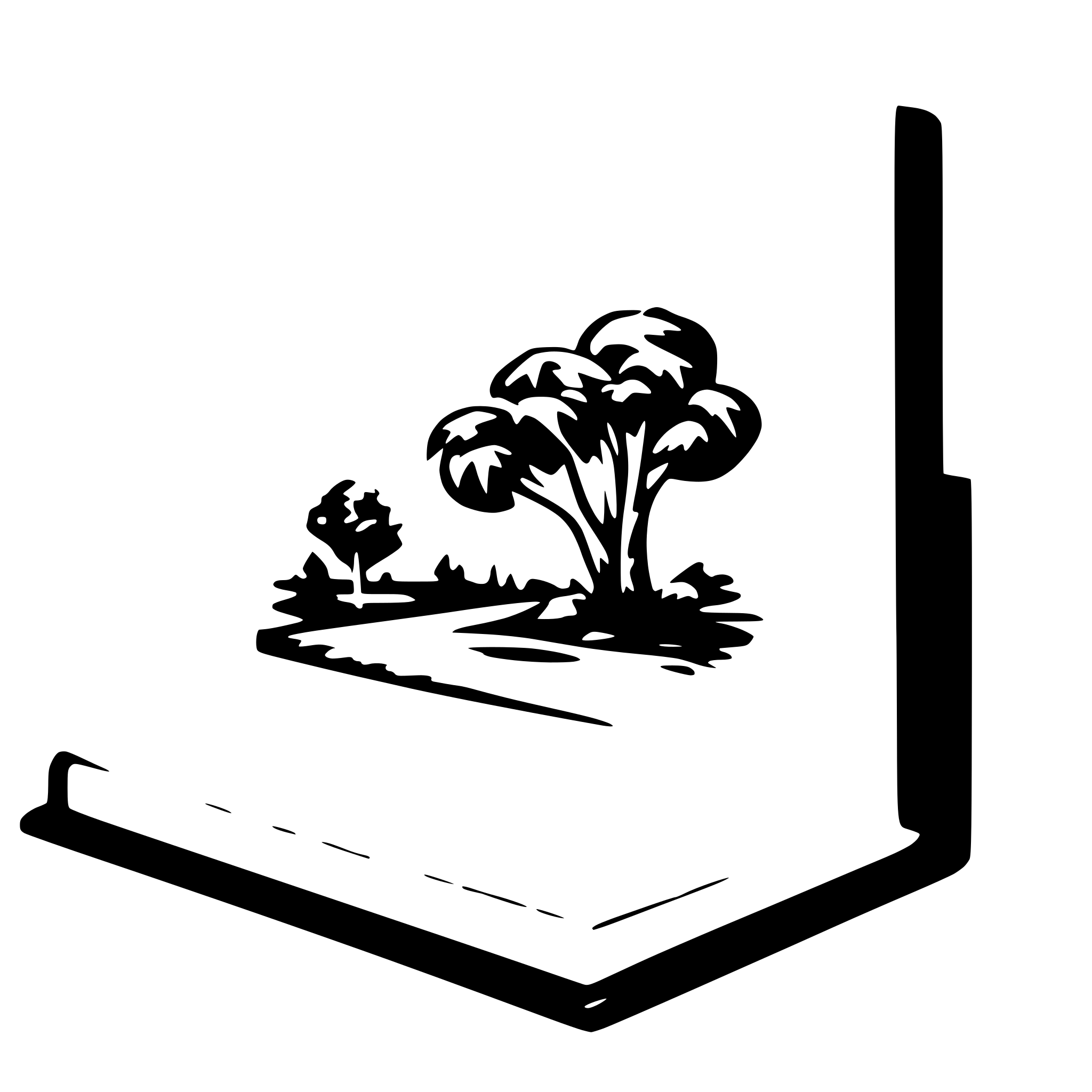 AI-generated SVG of a A photo album