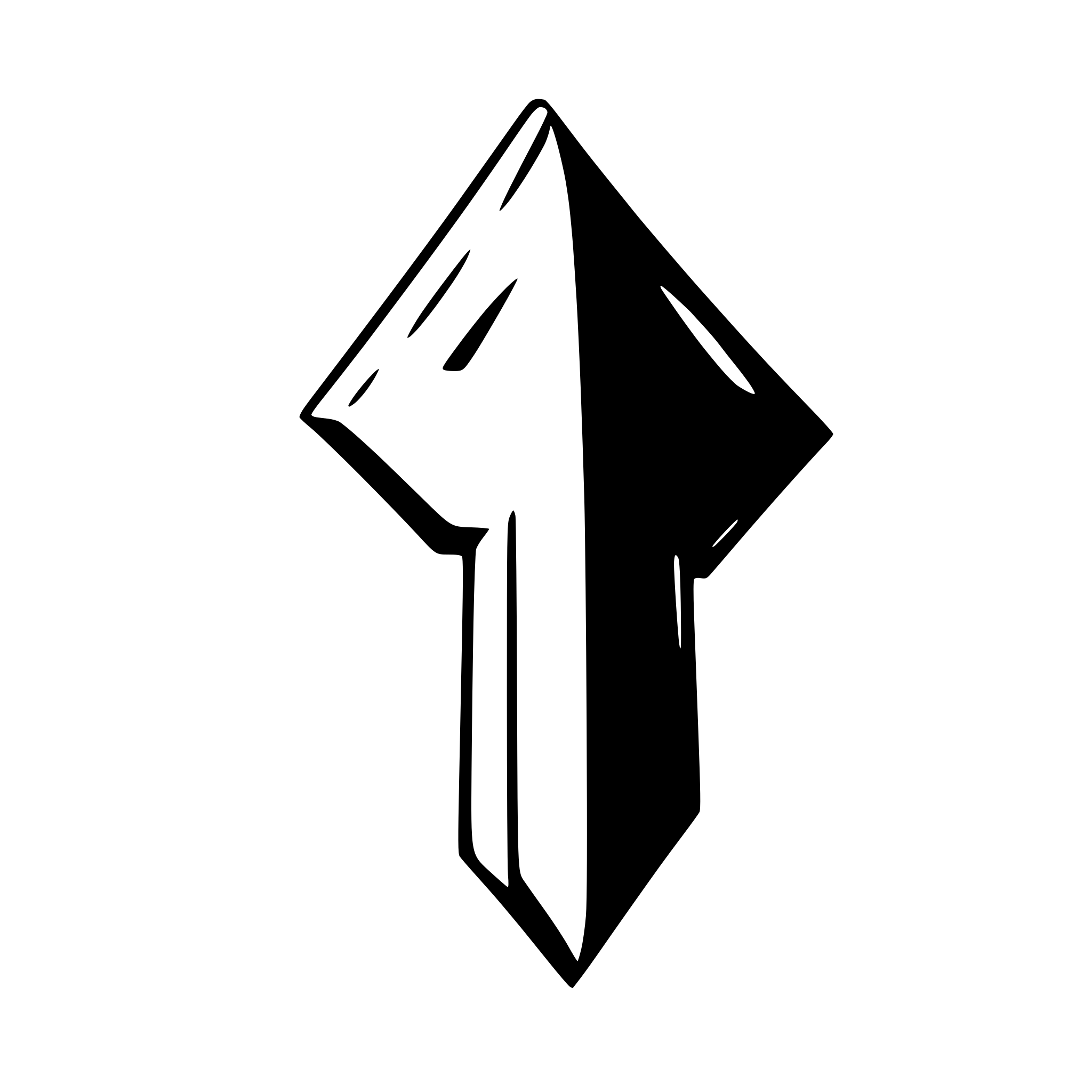 AI-generated SVG of a front arrow facing like pointing