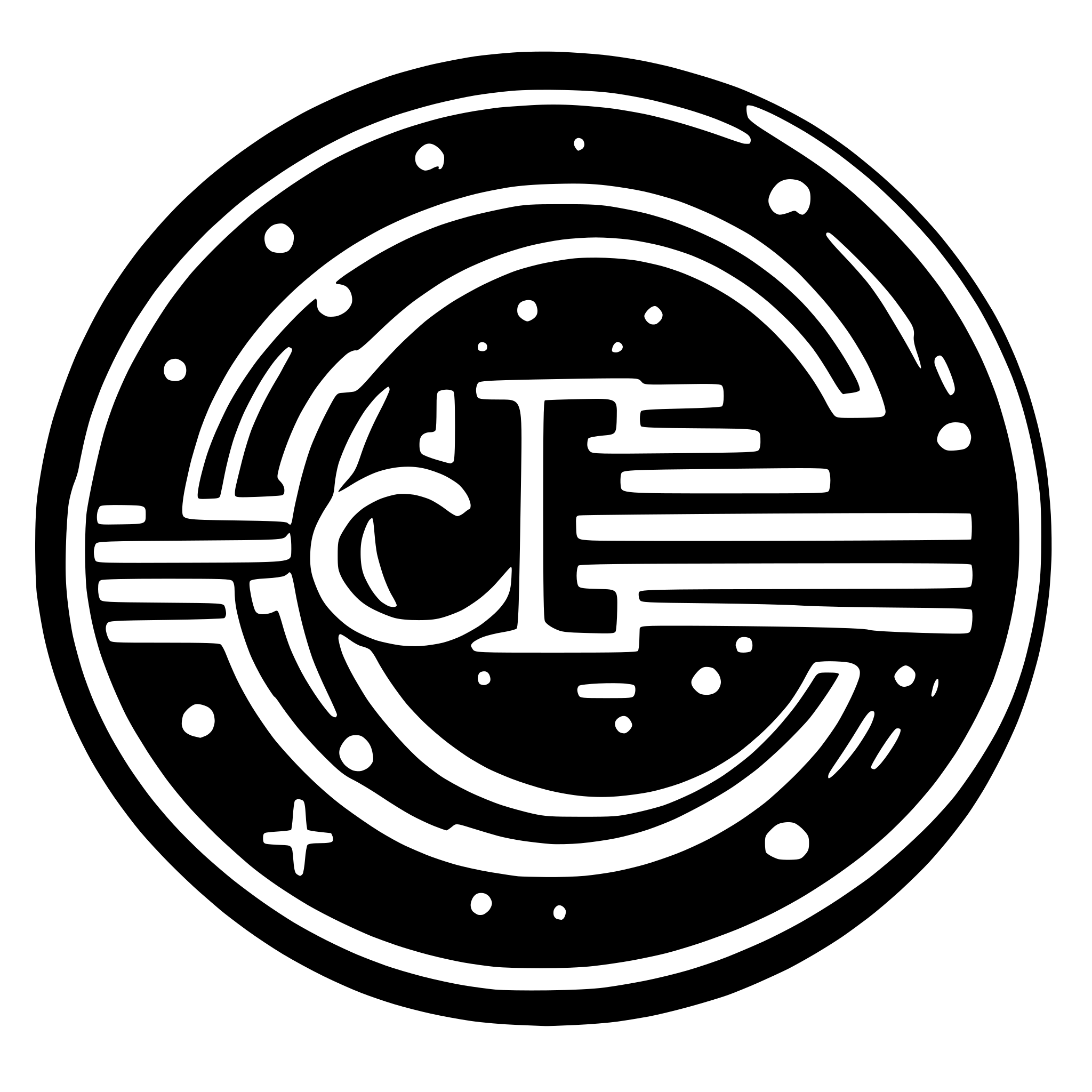 AI-generated SVG of a Logo for a decentralized marketplace named "GOING", bold modern typography with electric blue to purple neon gradient, only letter "O" in the word made of connected network nodes, dark cosmic background with glowing particles, high-tech blockchain