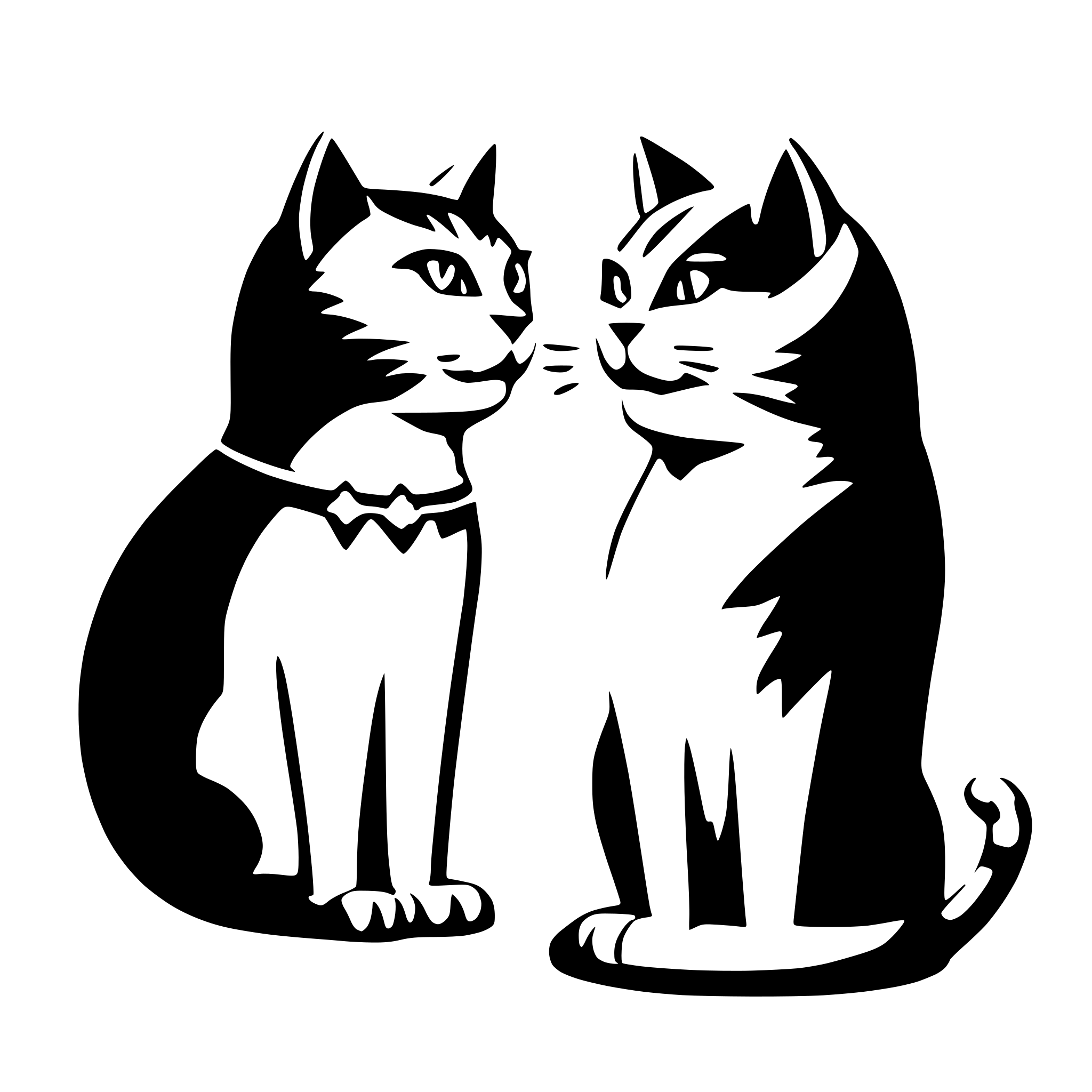AI-generated SVG of 'Cats performing opera'