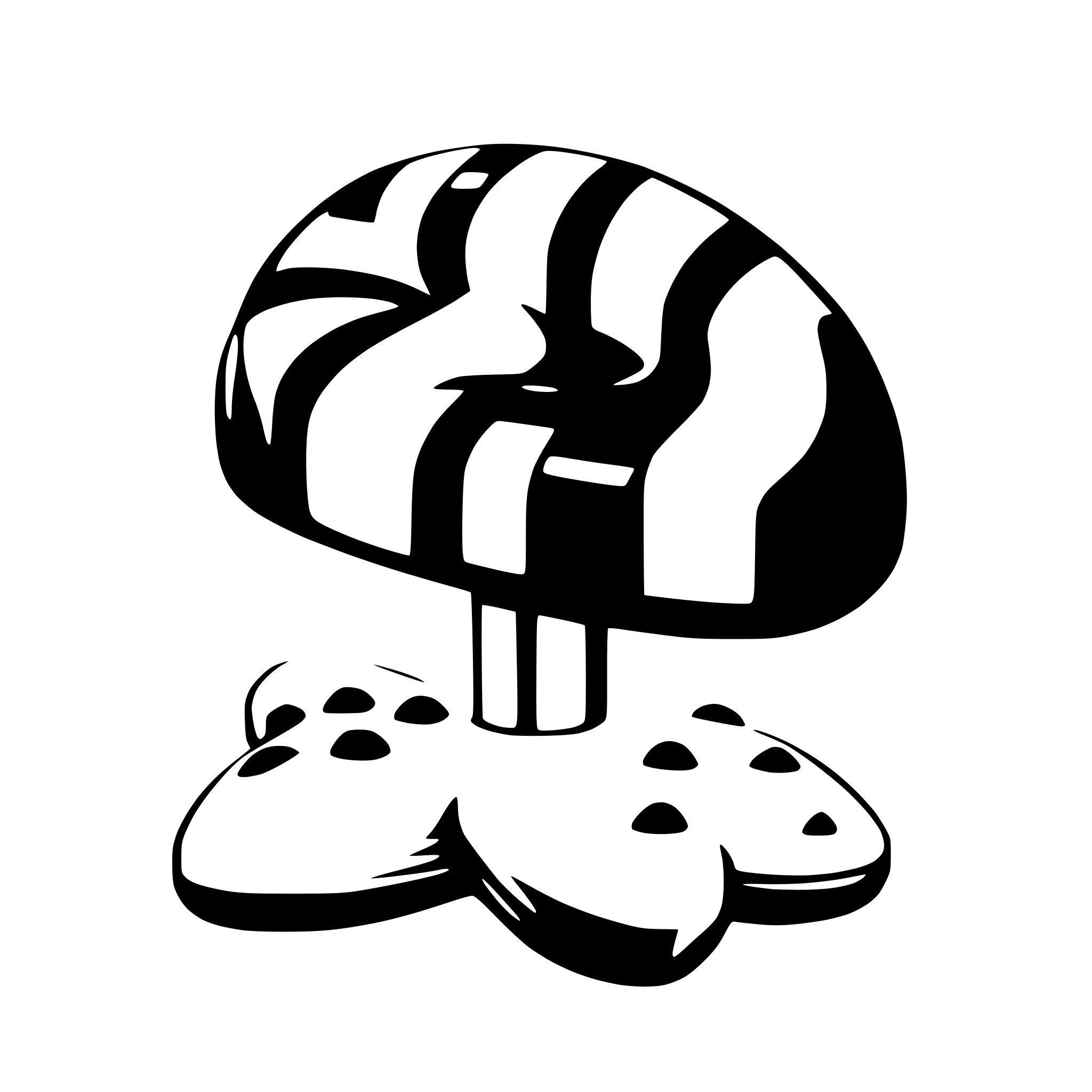 AI-generated SVG of a candy