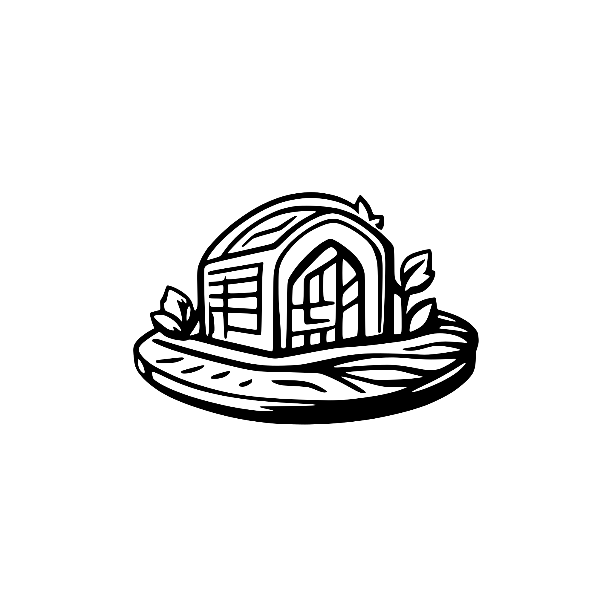 AI-generated SVG of a My Coding Shed