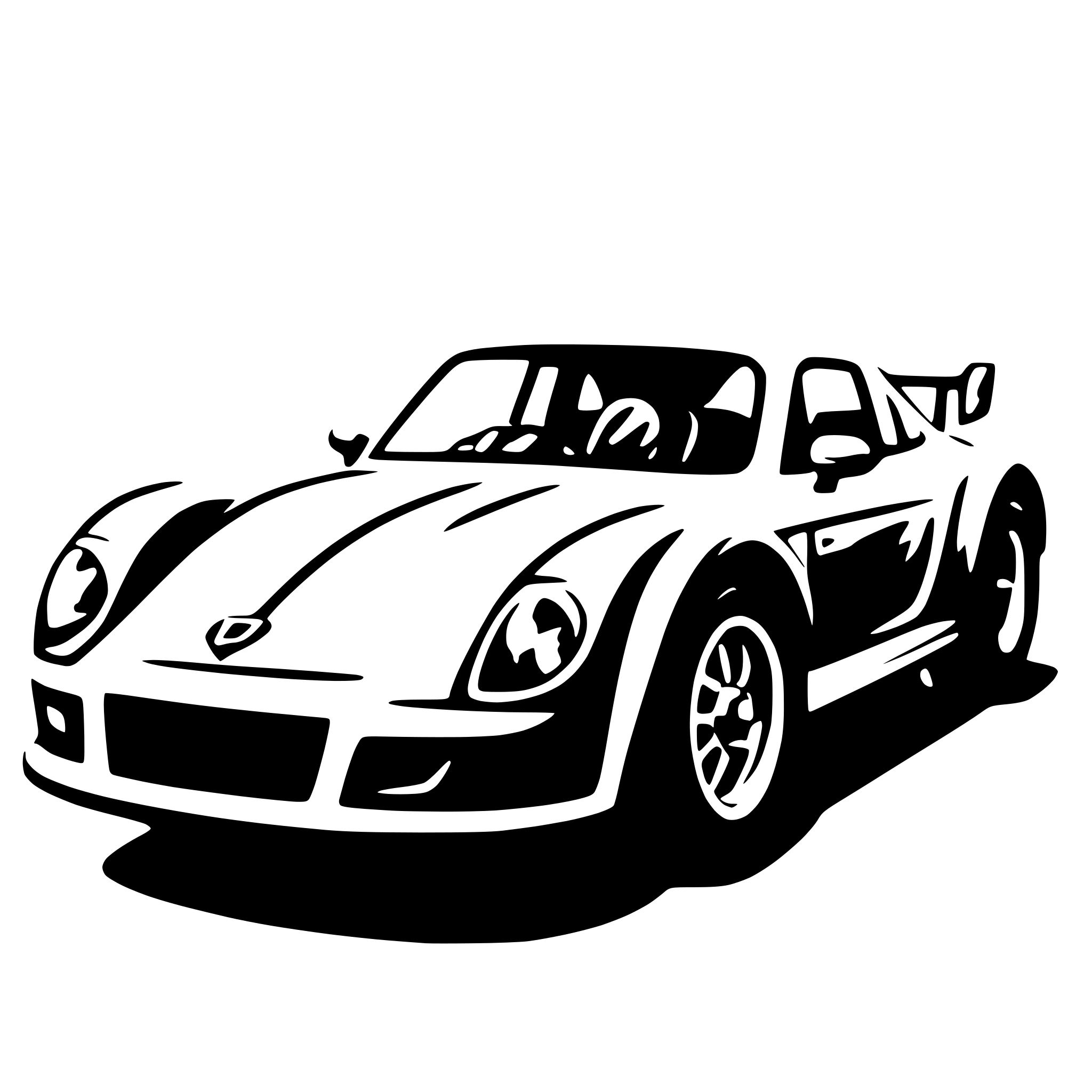 AI-generated SVG of 'race car'