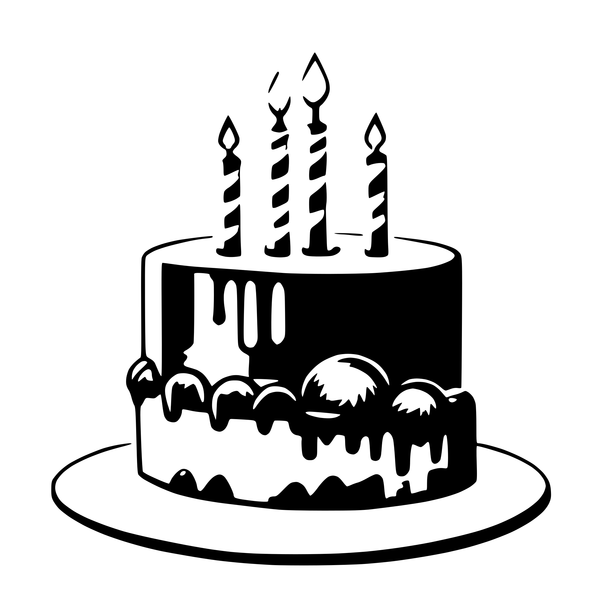 AI-generated SVG of a Happy Birthday