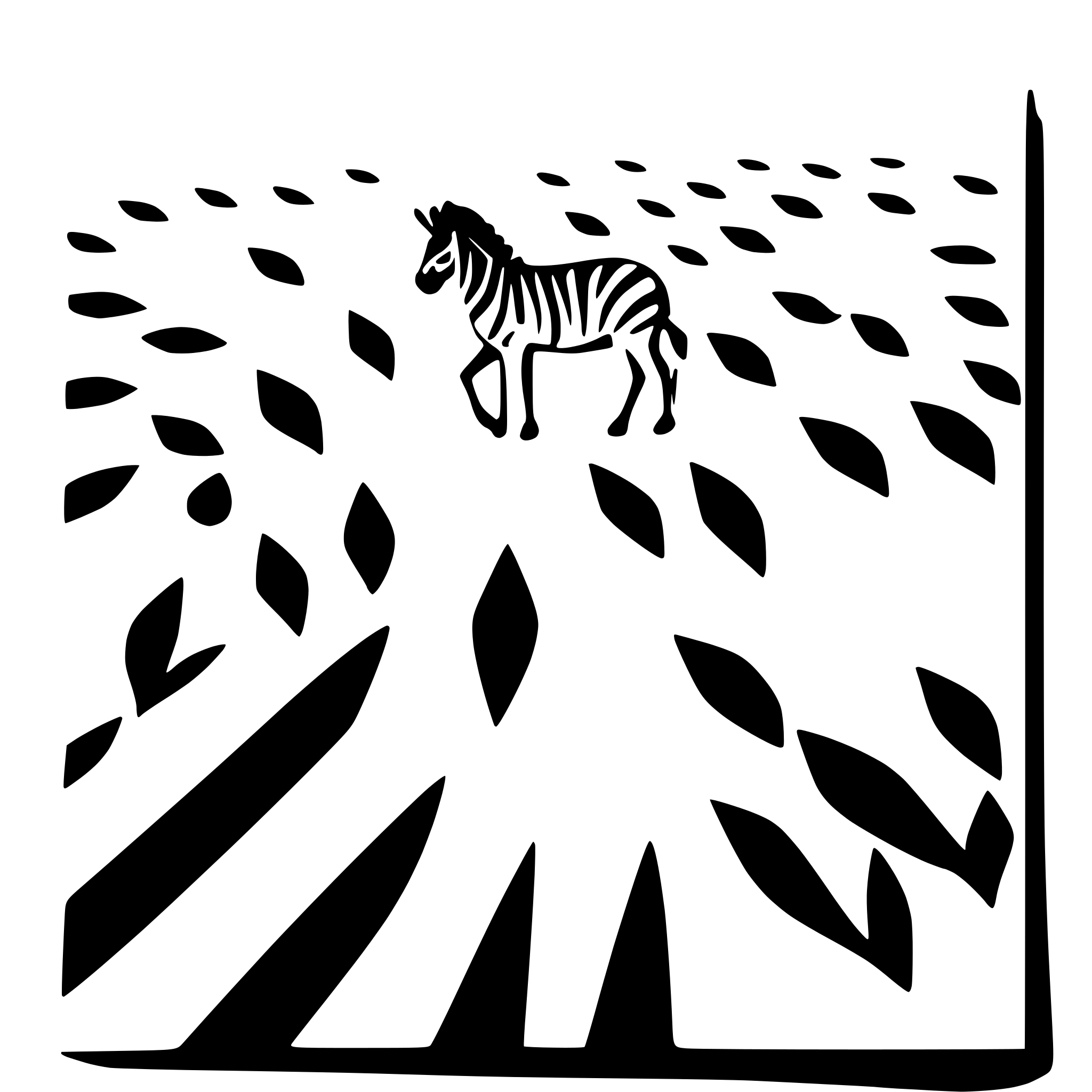 AI-generated SVG of 'zebra walking across savanna'