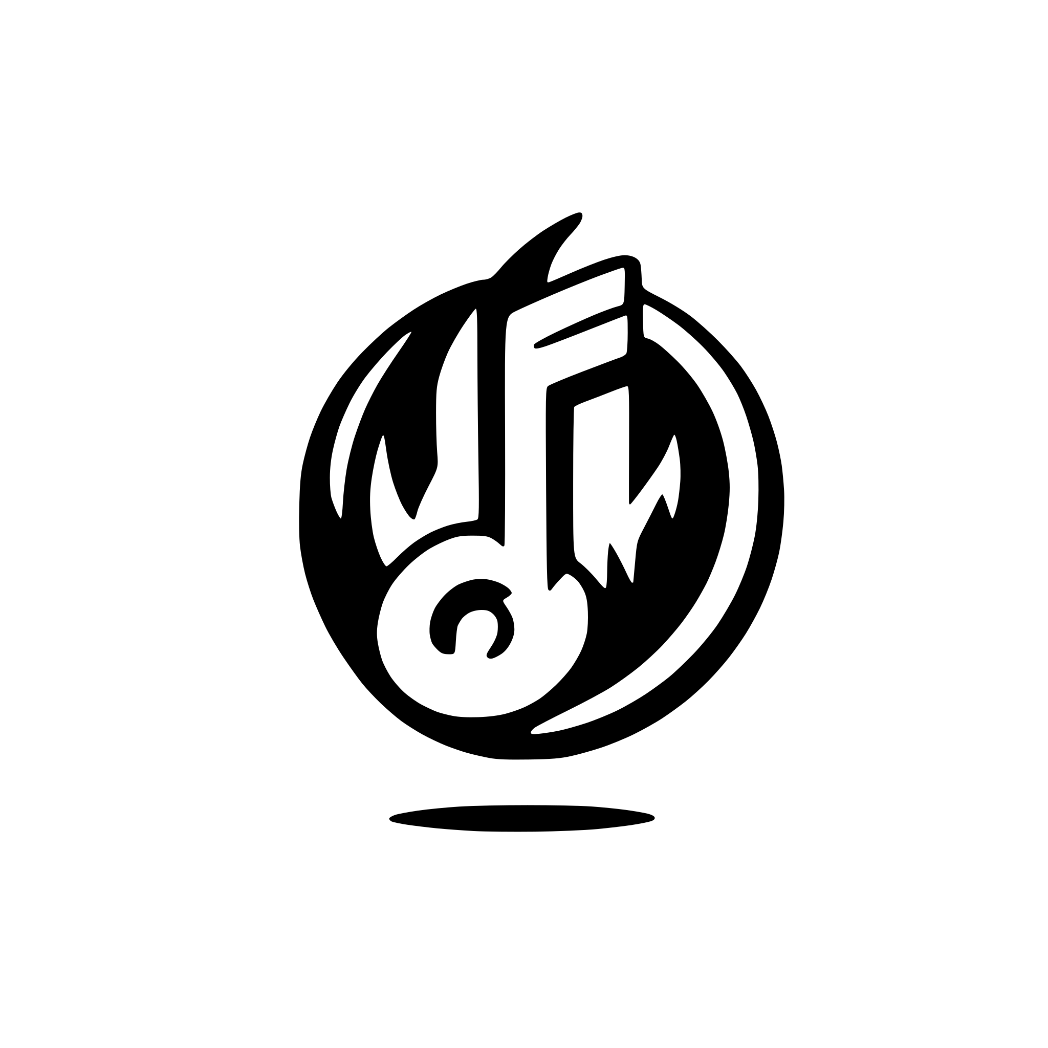 AI-generated SVG of a a musical note in the shape of the letter F on fire