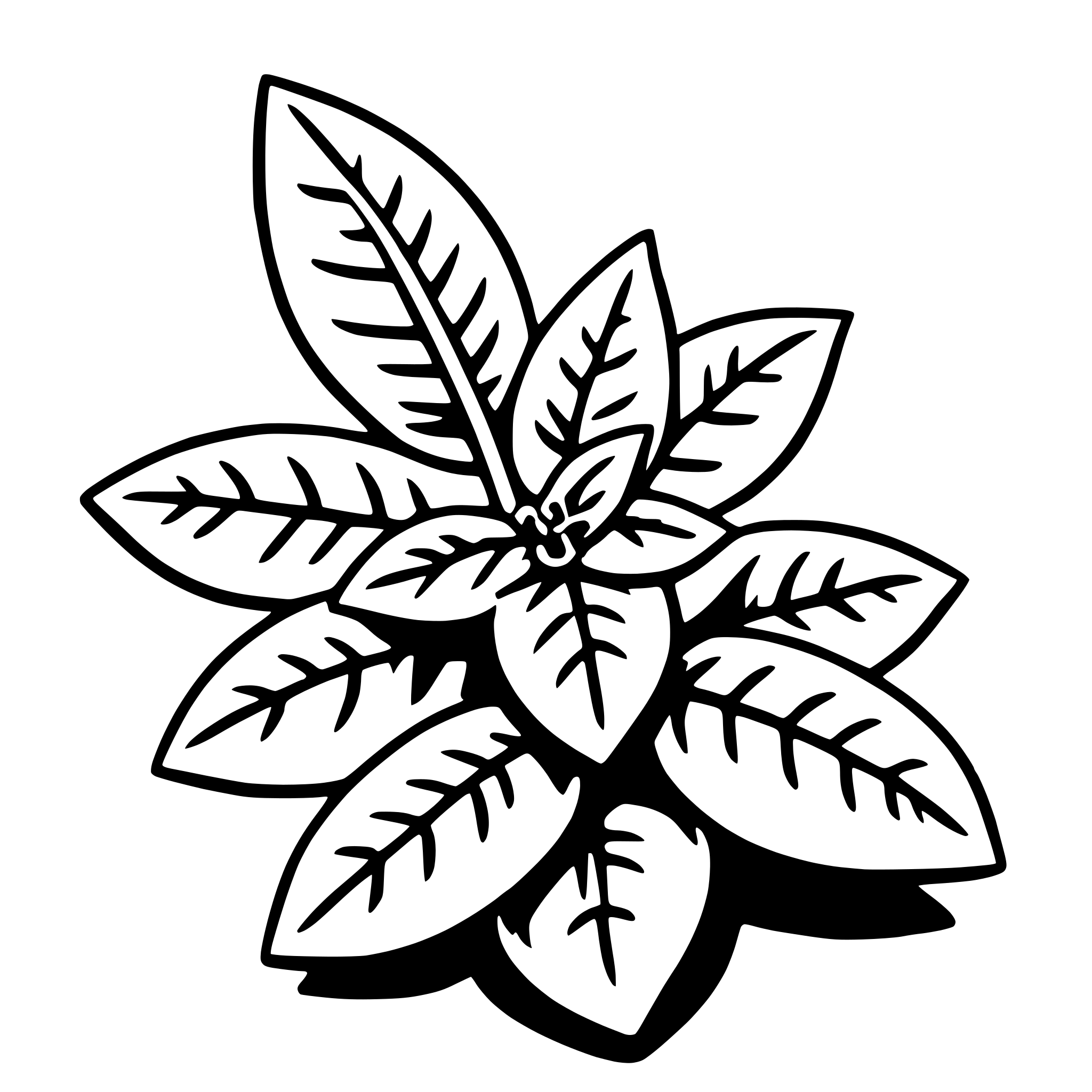 AI-generated SVG of a oregano