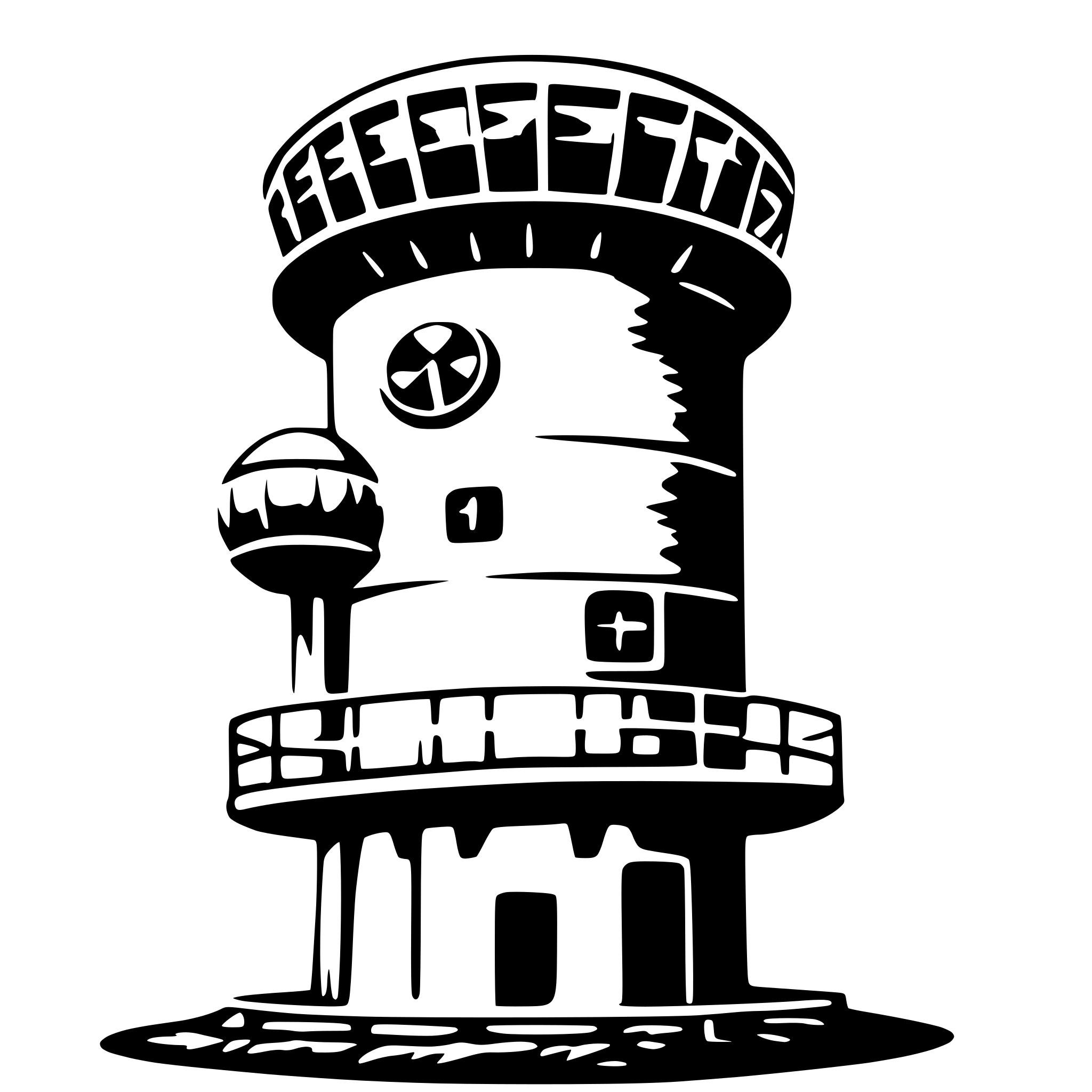 AI-generated SVG of 'weather radar tower'
