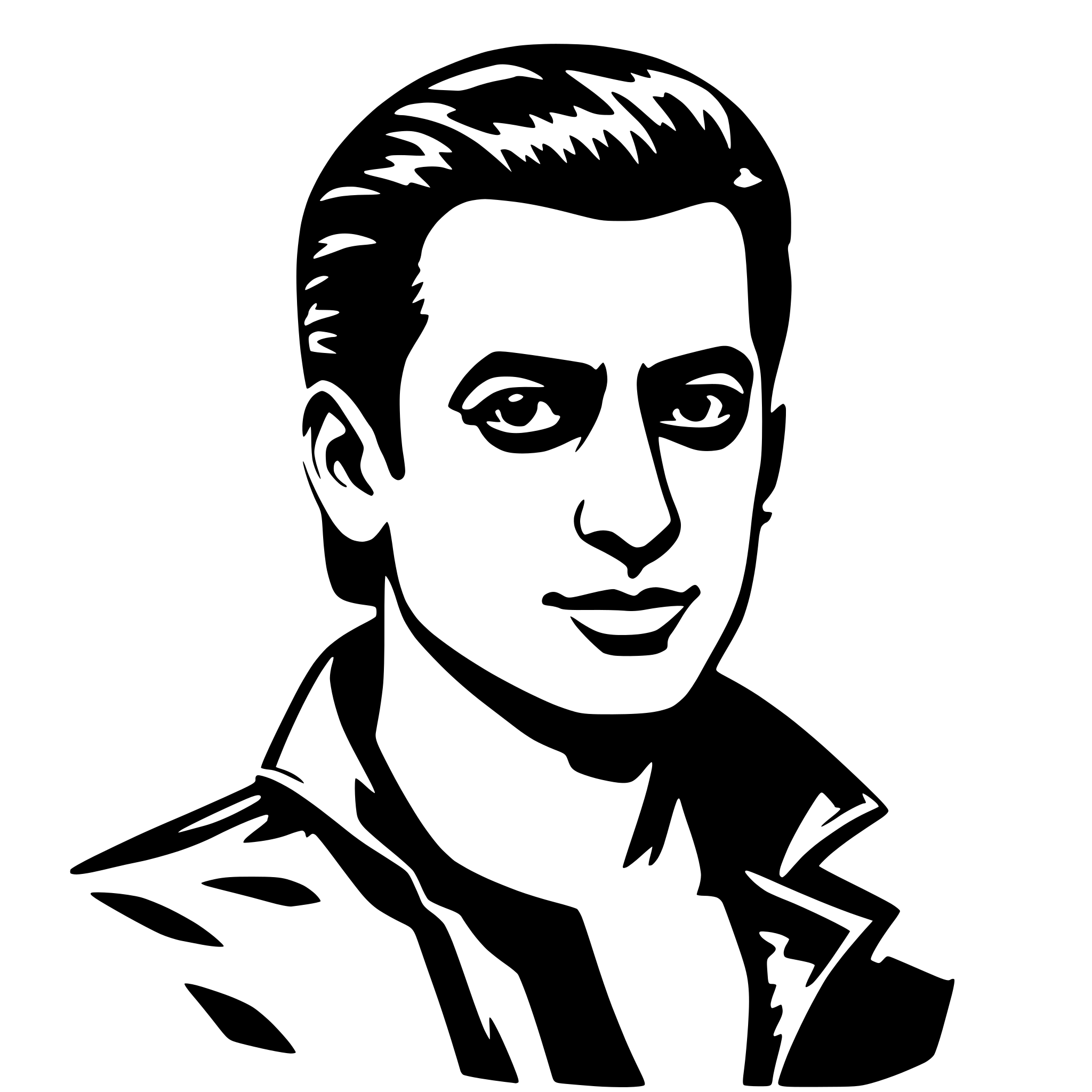 AI-generated SVG of 'Salman Khan'