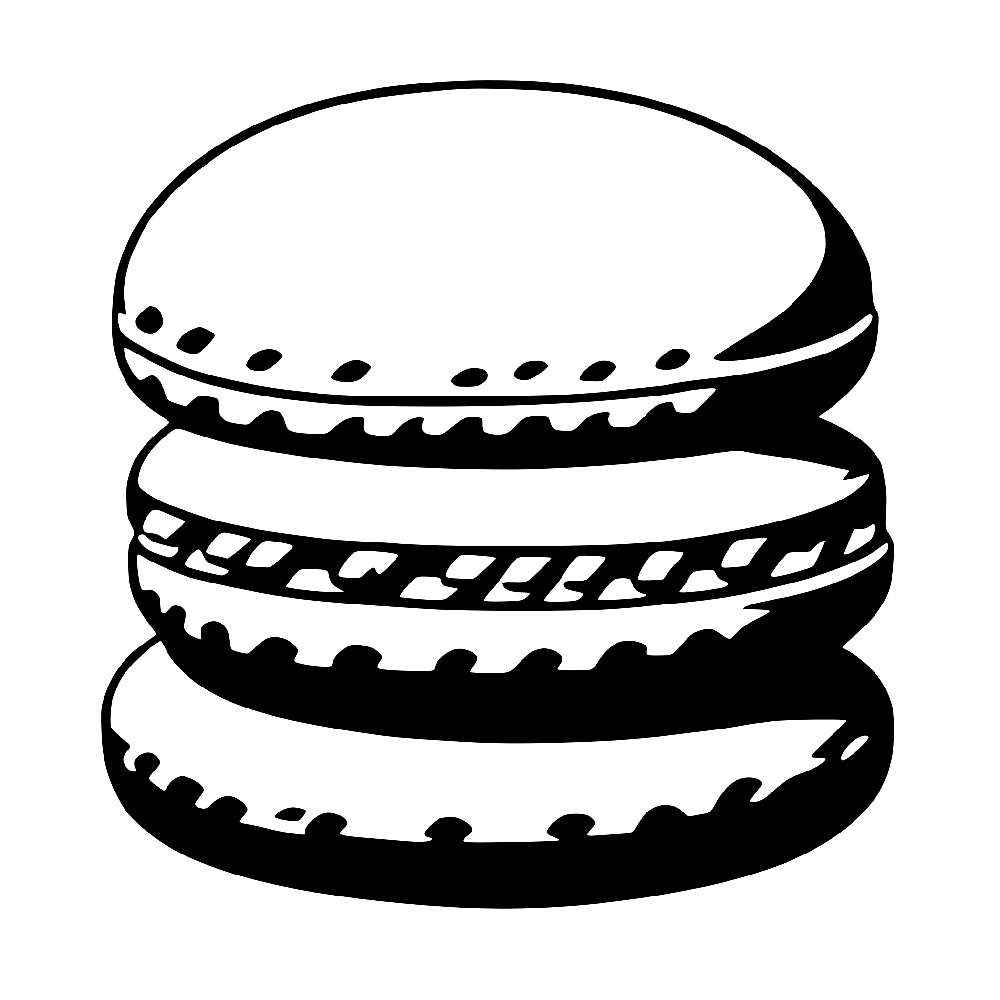 AI-generated SVG of 'macaroon'