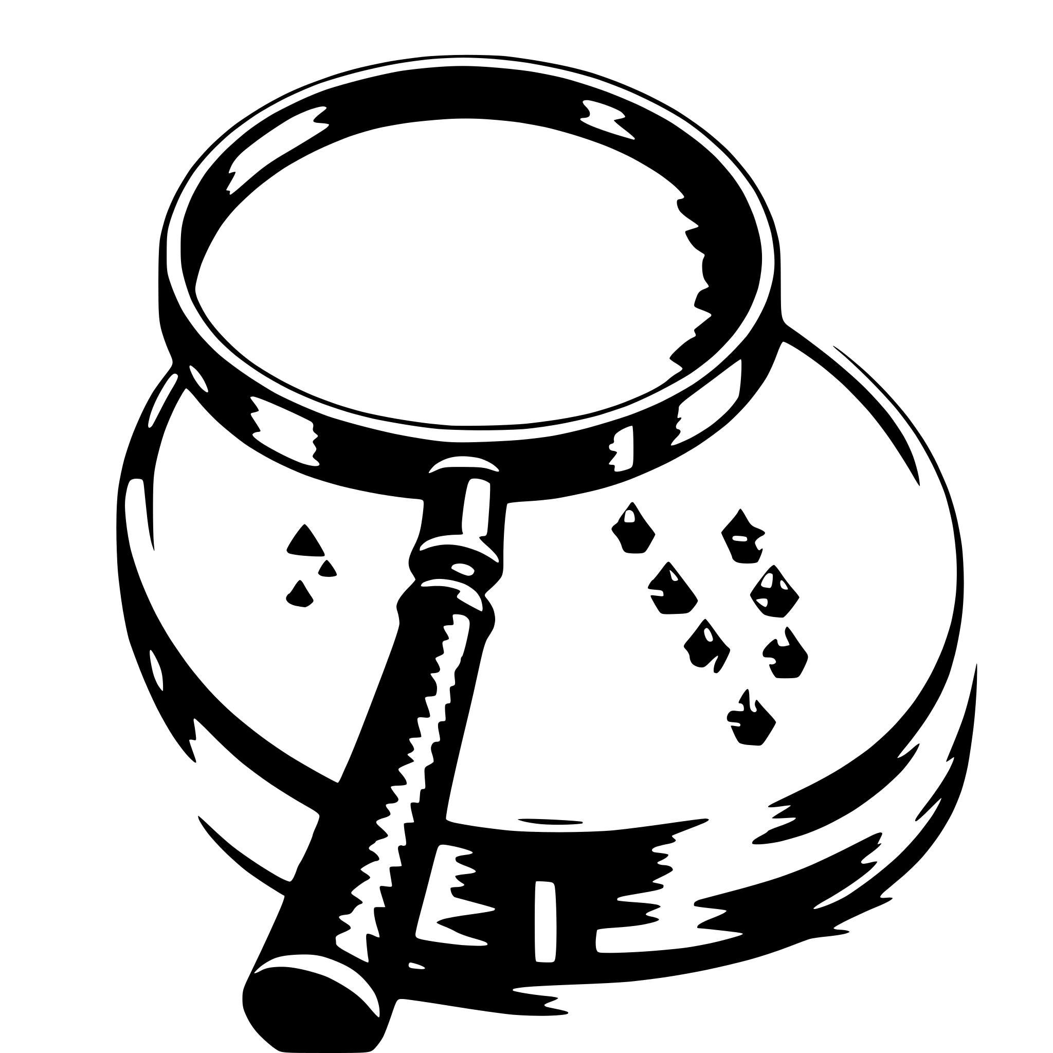 AI-generated SVG of a data nodes beeing inspected by a magnifying glass