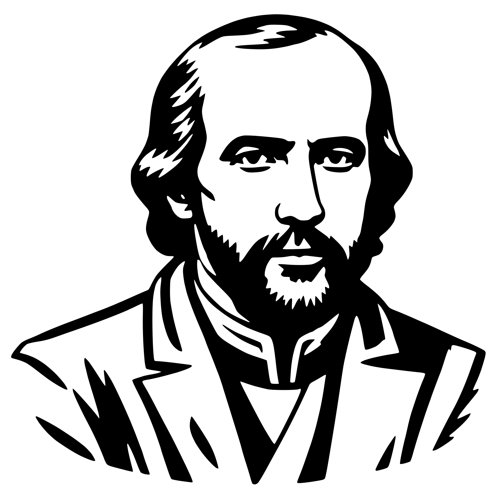 AI-generated SVG of 'fyodor dostoevsky'