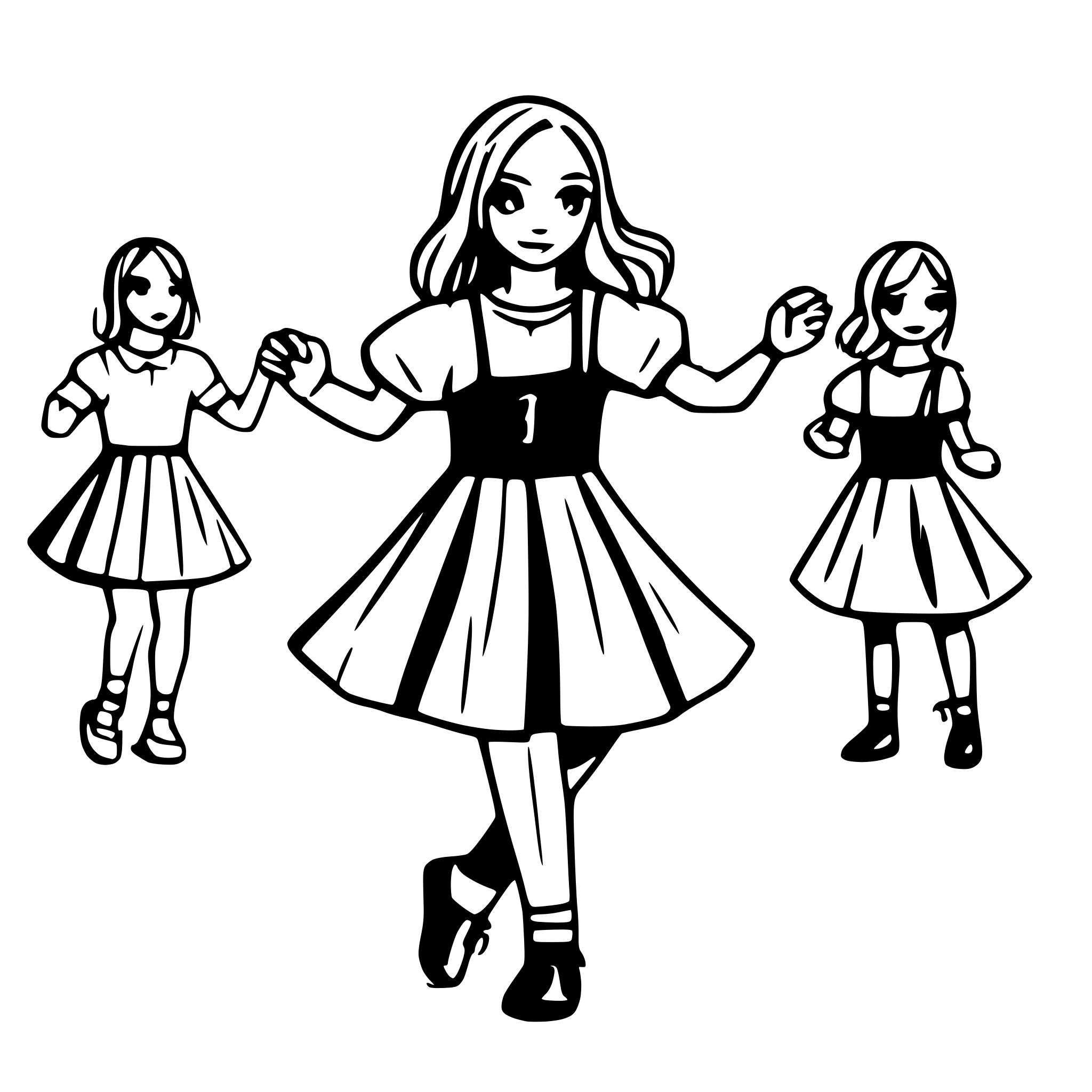AI-generated SVG of 'hungarian dancing camp'