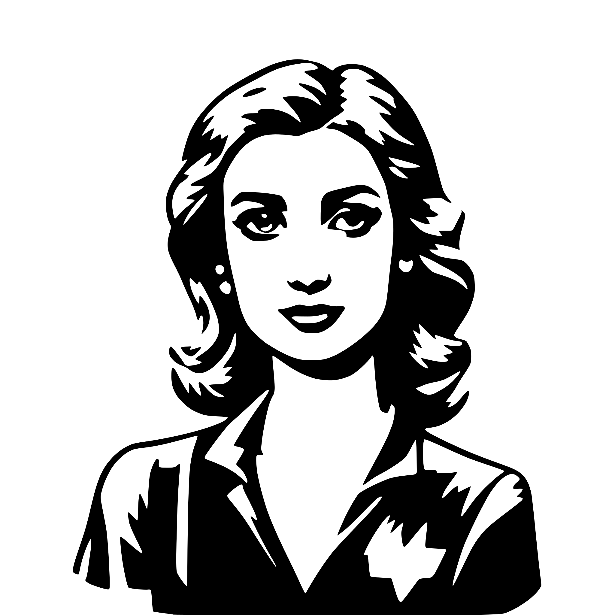 AI-generated SVG of a diana
