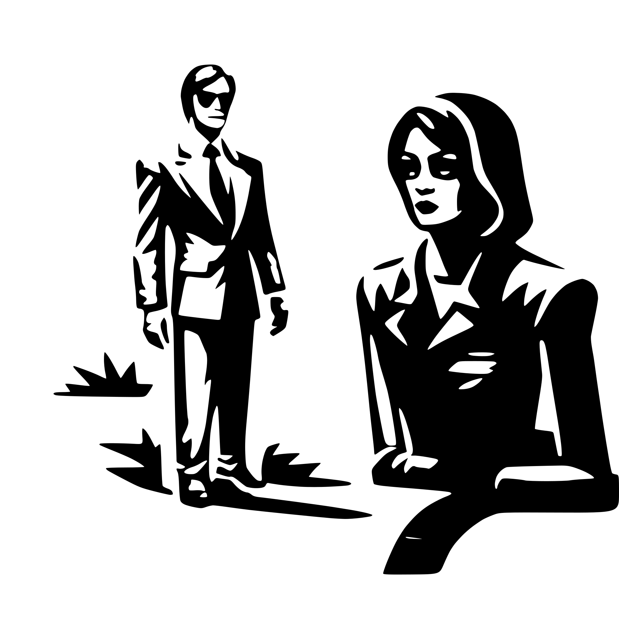 AI-generated SVG of a crime victim awareness advocate
