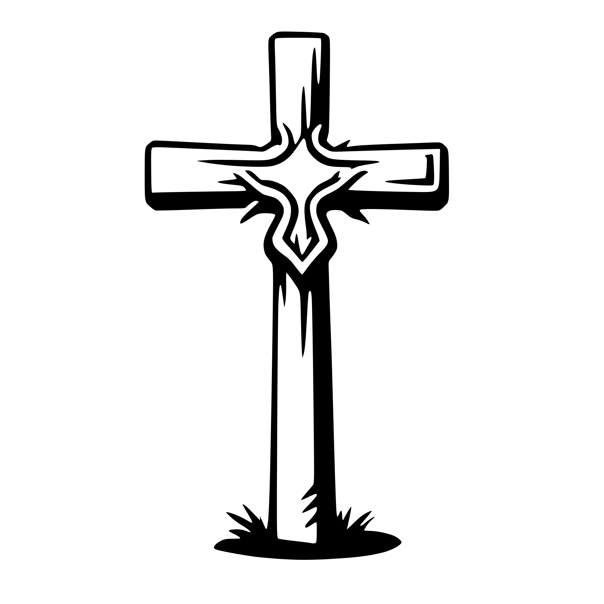 AI-generated SVG of a cross