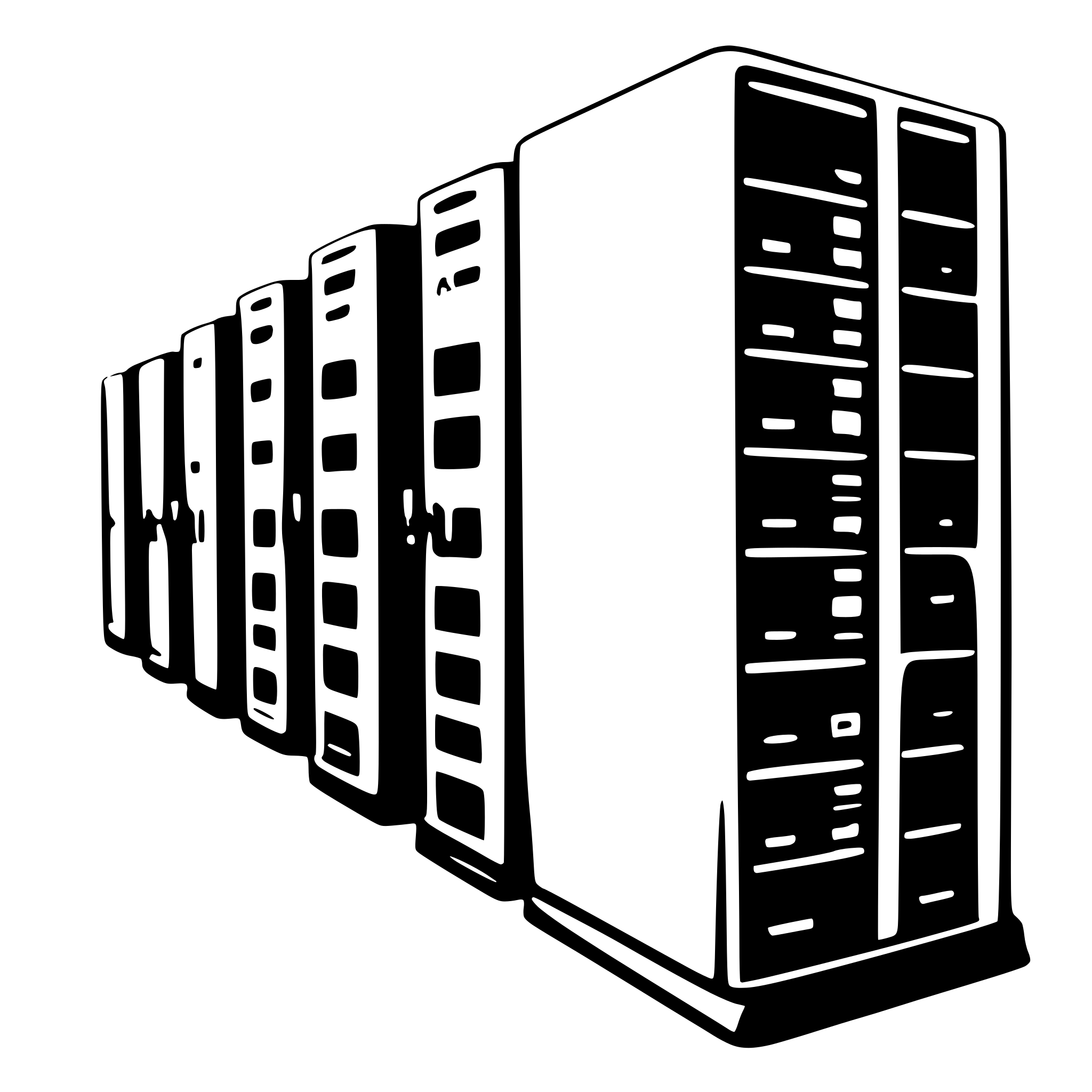 AI-generated SVG of 'Data Center Racks'