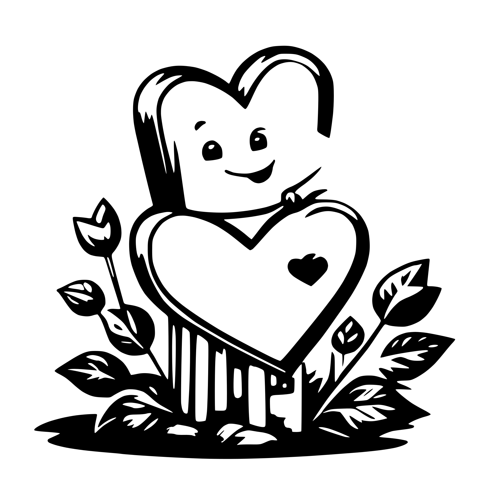 AI-generated SVG of 'cute Valentine’s Day'