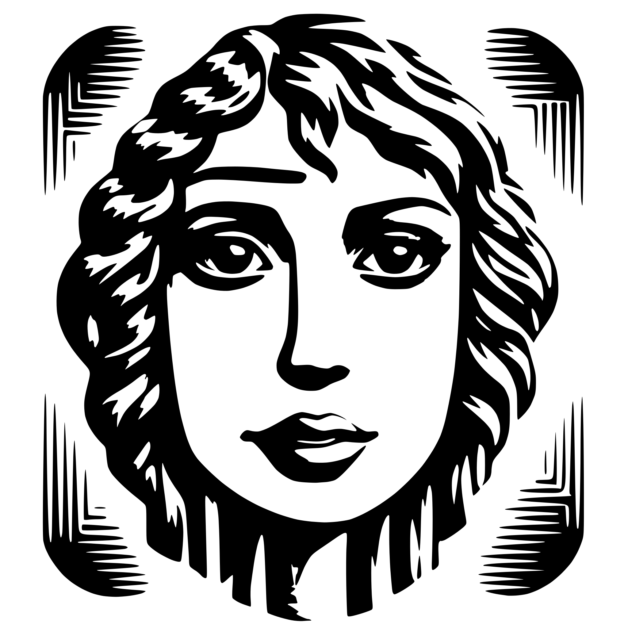 AI-generated SVG of 'AI deep network image'