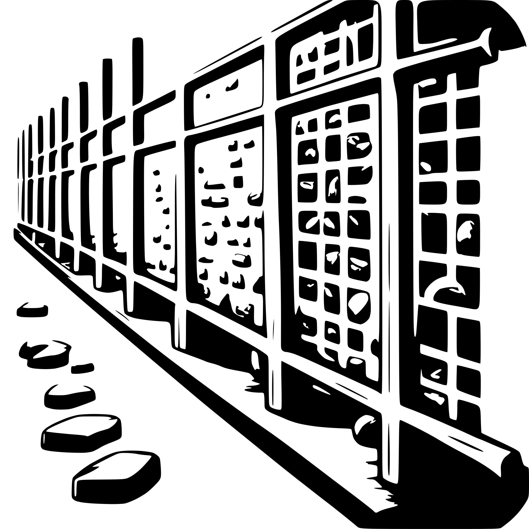 AI-generated SVG of 'cell wall with glycoproteins'