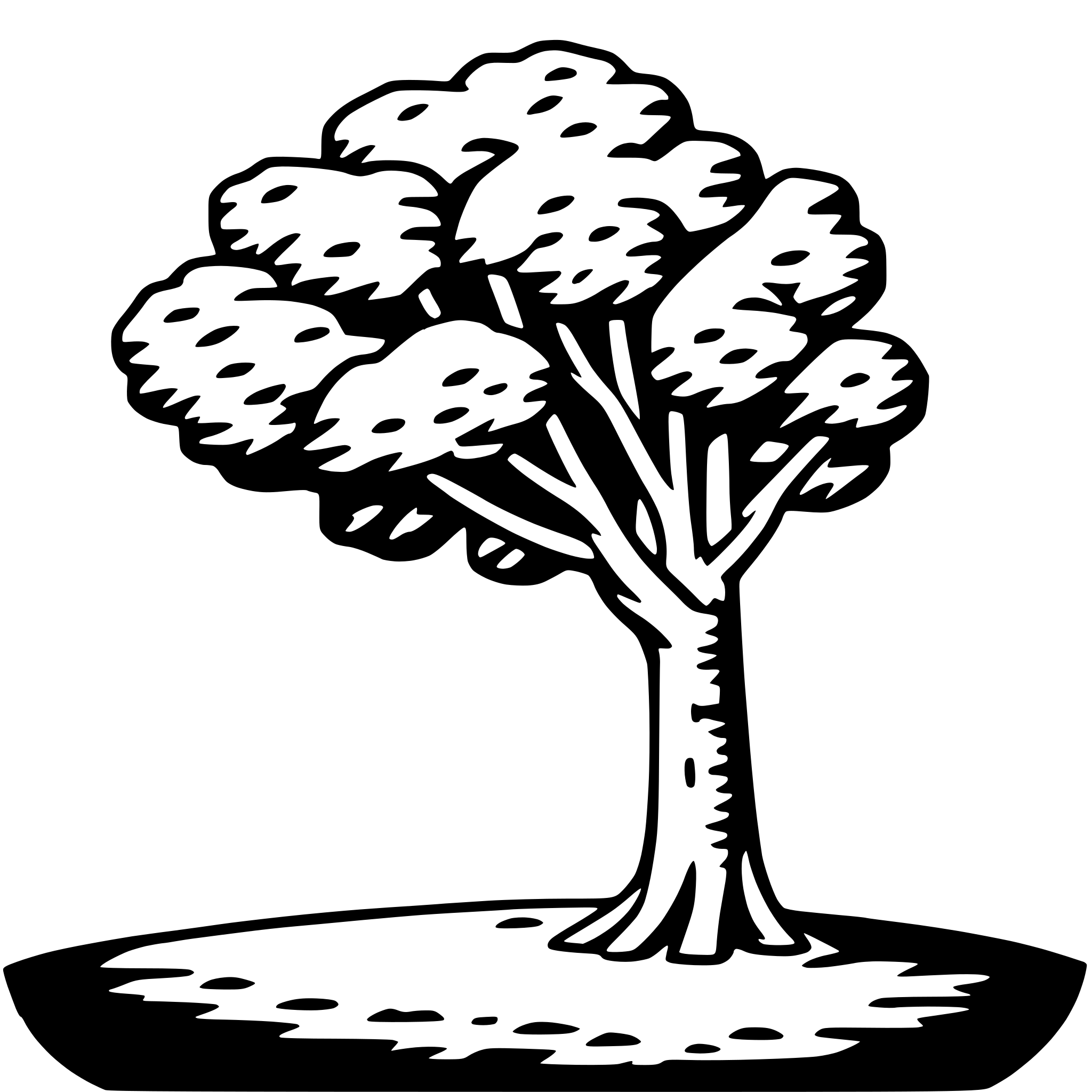 AI-generated SVG of 'hickory tree'