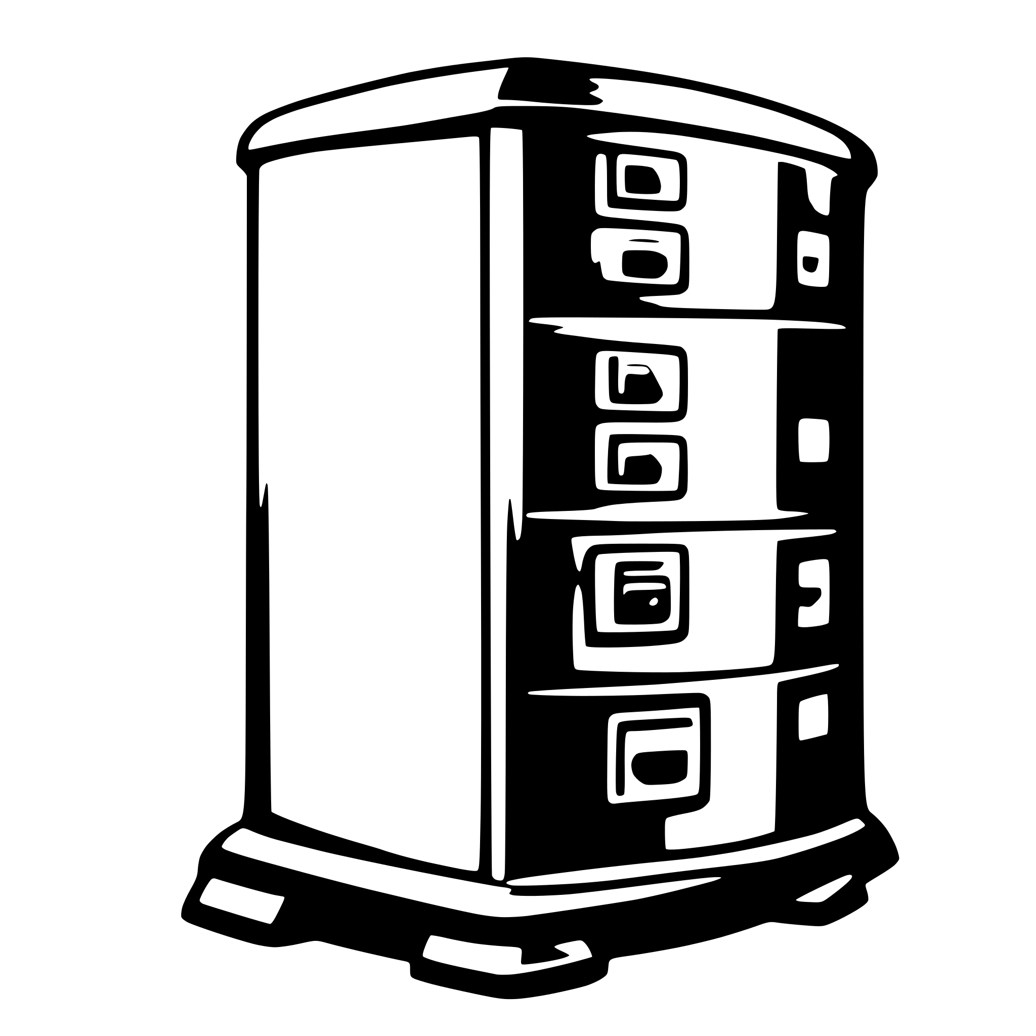 AI-generated SVG of a database