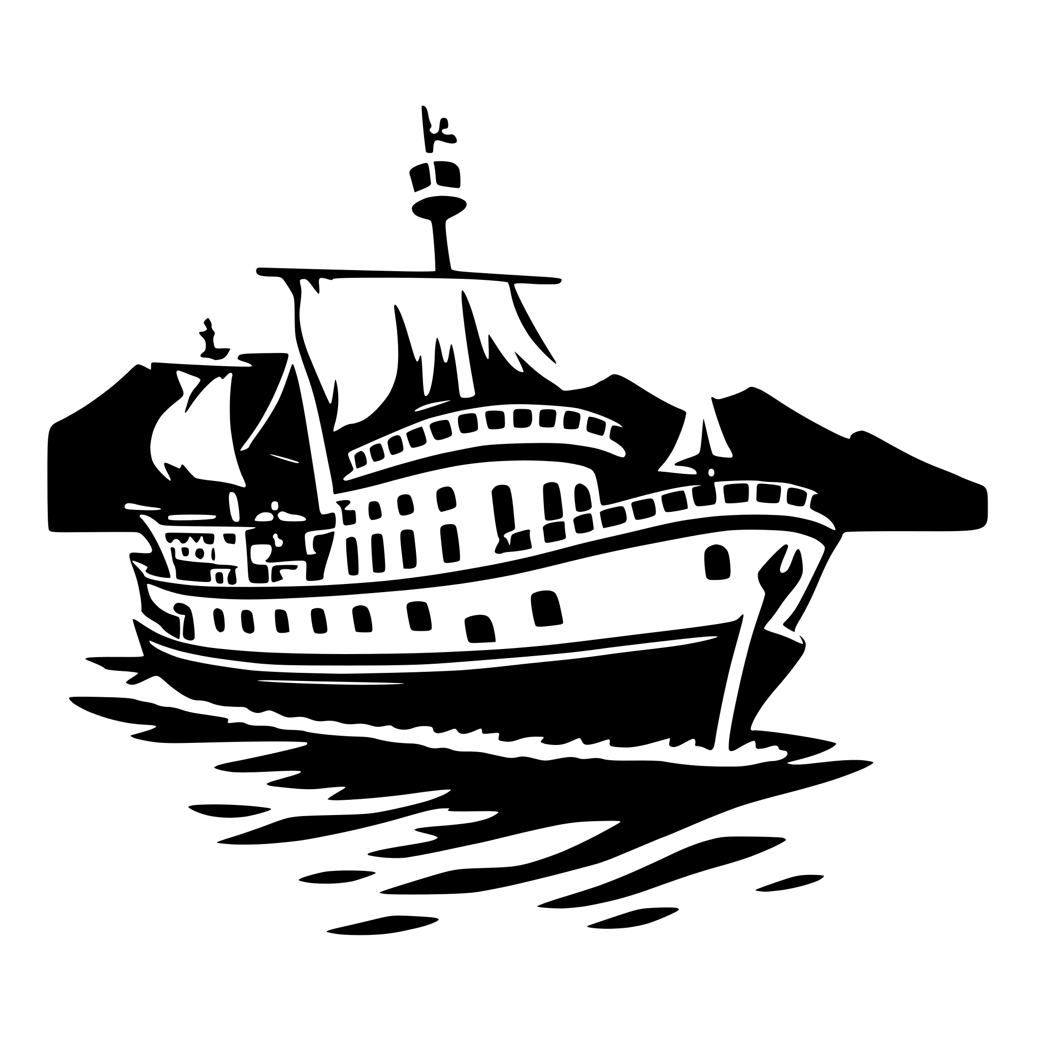 AI-generated SVG of a Going merry