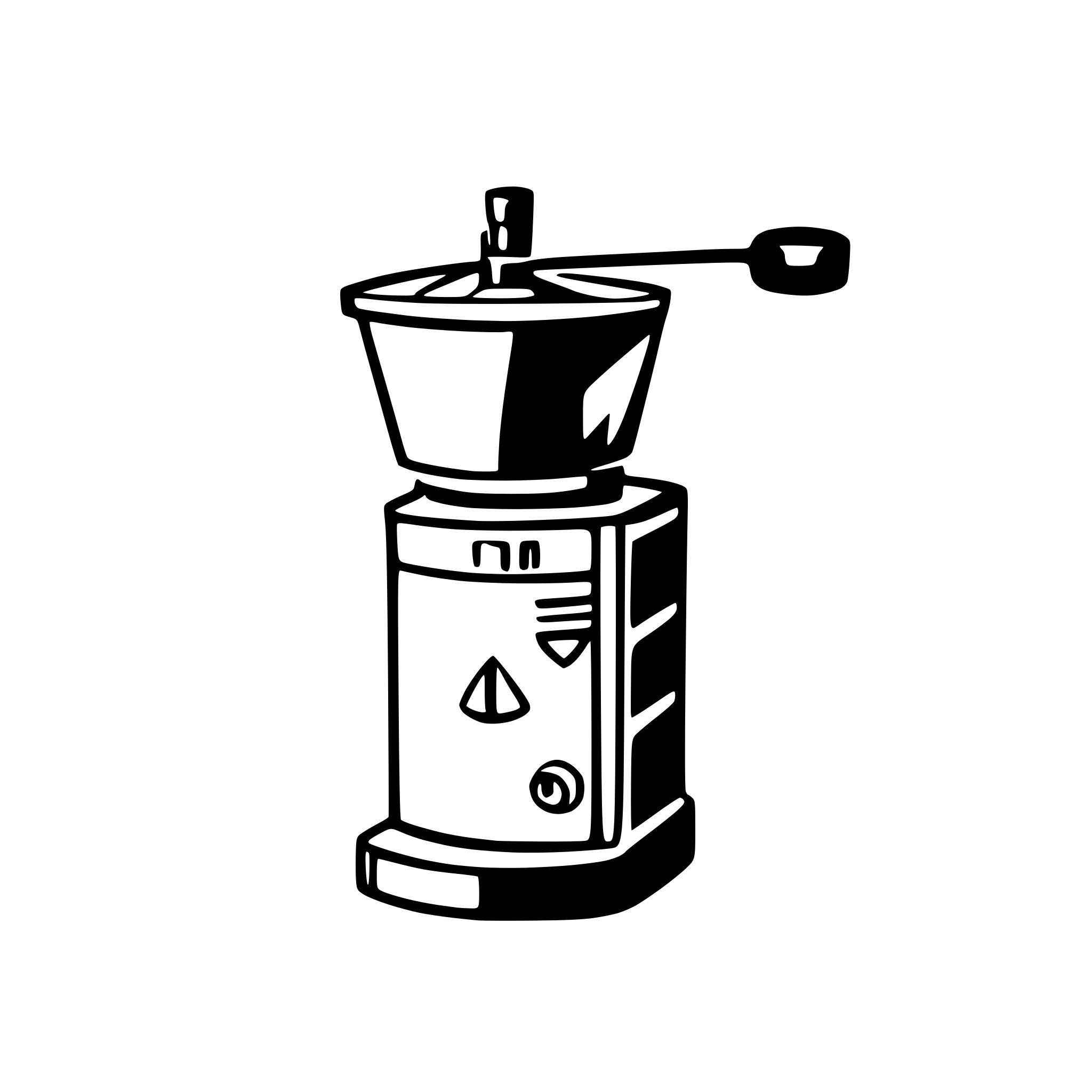 AI-generated SVG of 'modern coffee grinder'