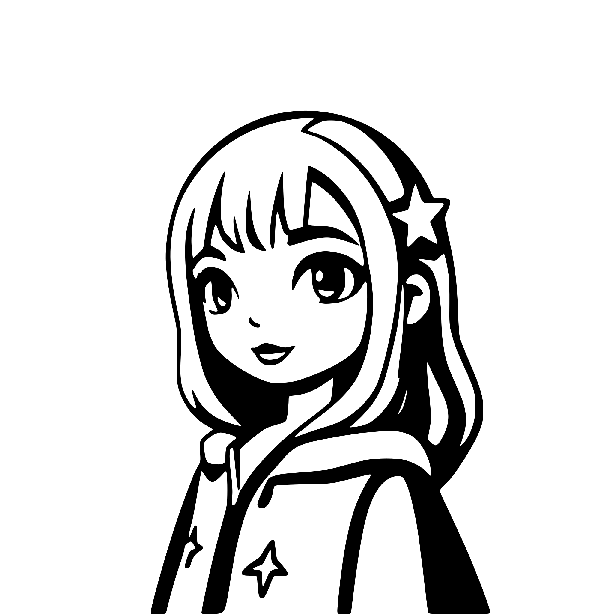 AI-generated SVG of a twinkling stars