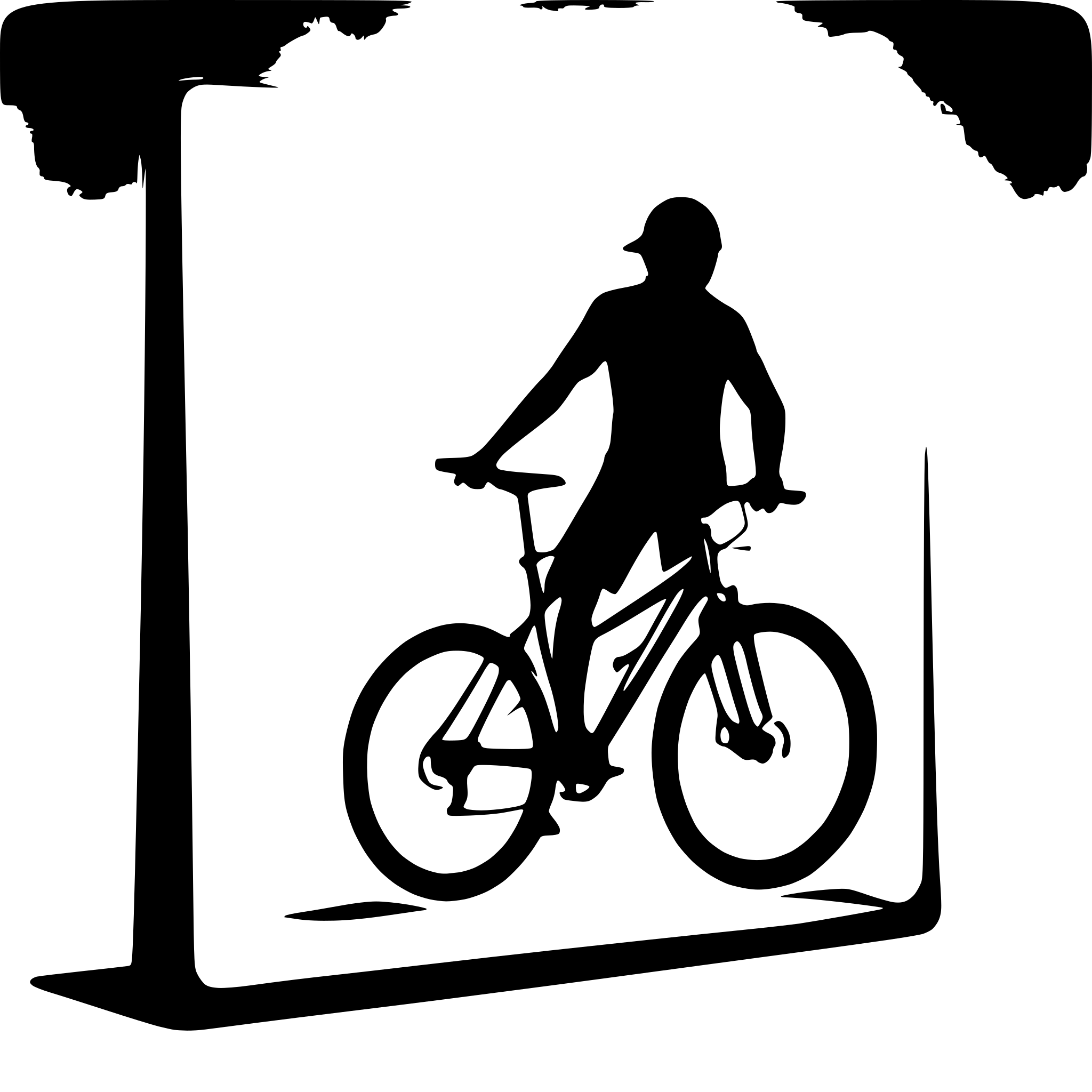 AI-generated SVG of a mountainbike breaking a picture frame