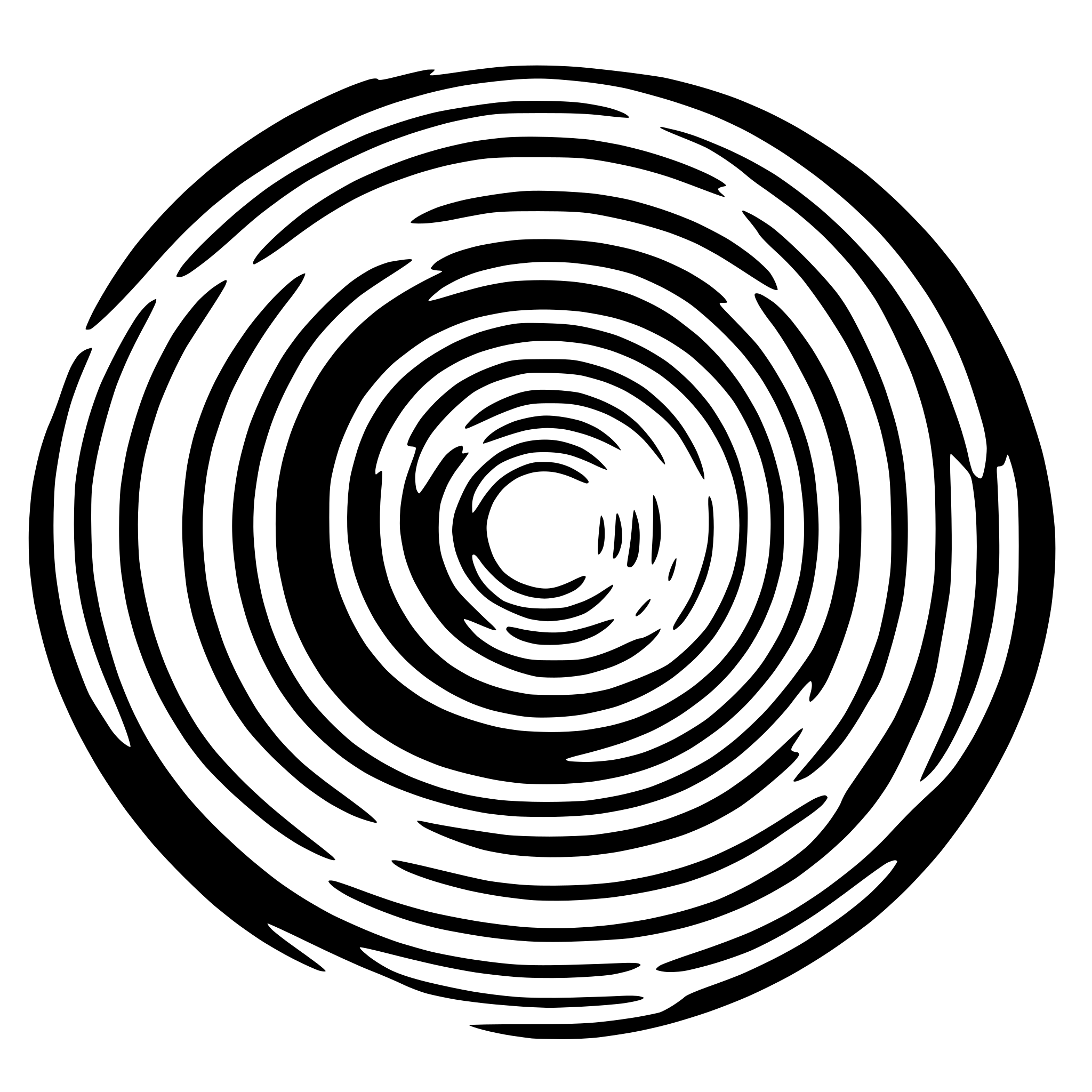 AI-generated SVG of 'A series of concentric circles, each with a distinct size and opacity, radiating from a central point, evoking the idea of ripples in water, symbolizing the impact of individual actions on a larger movement.'
