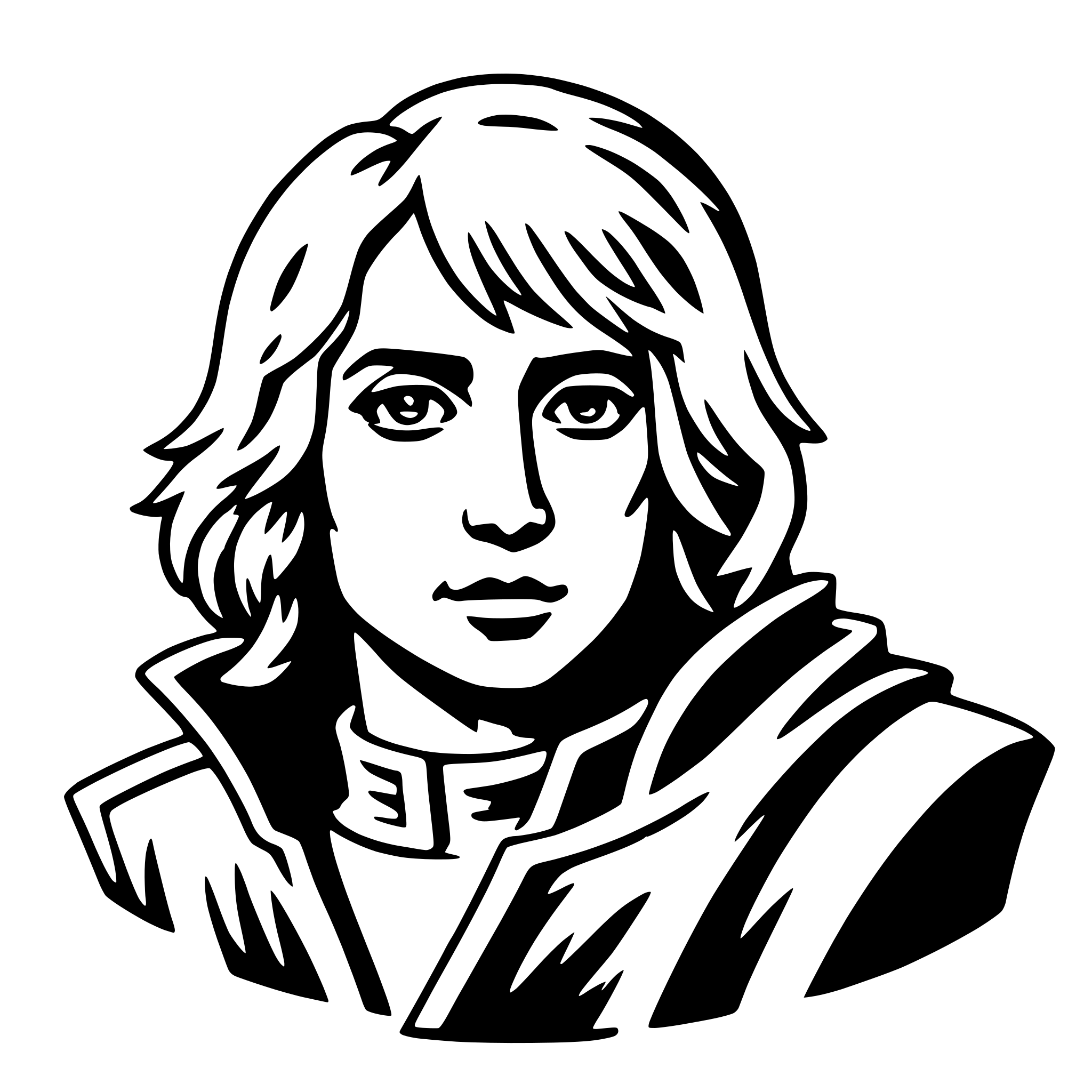 AI-generated SVG of 'baldr'