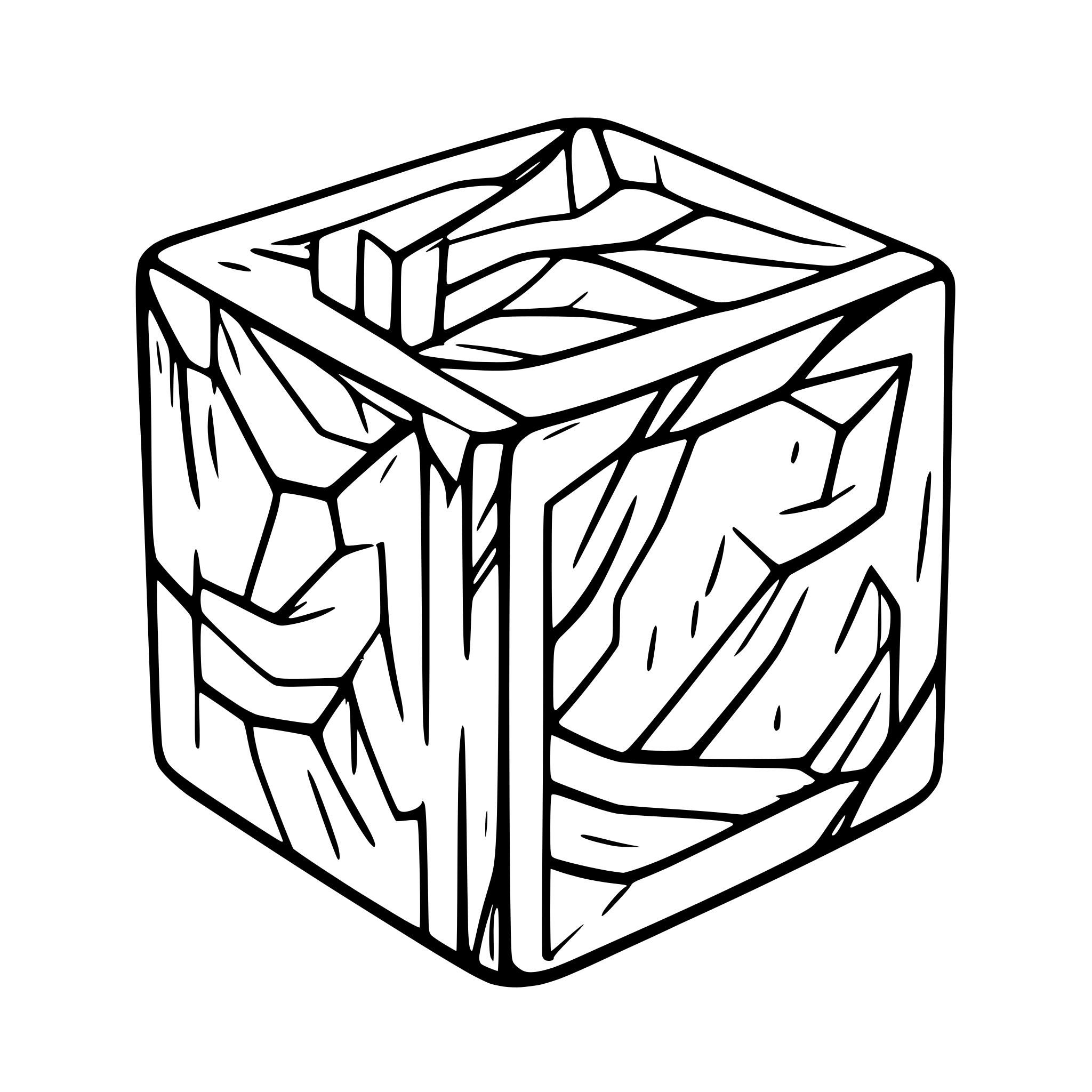 AI-generated SVG of a Intertime cube