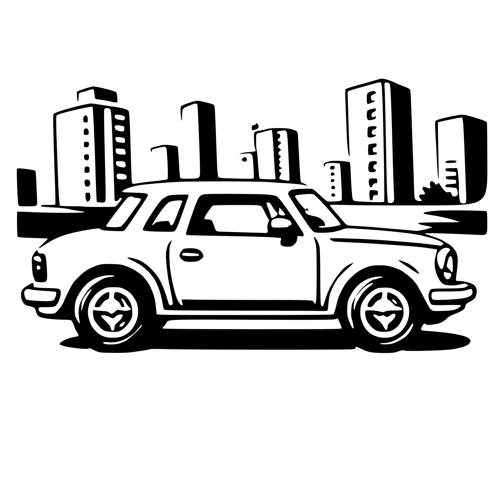 AI-generated SVG of 'city car'