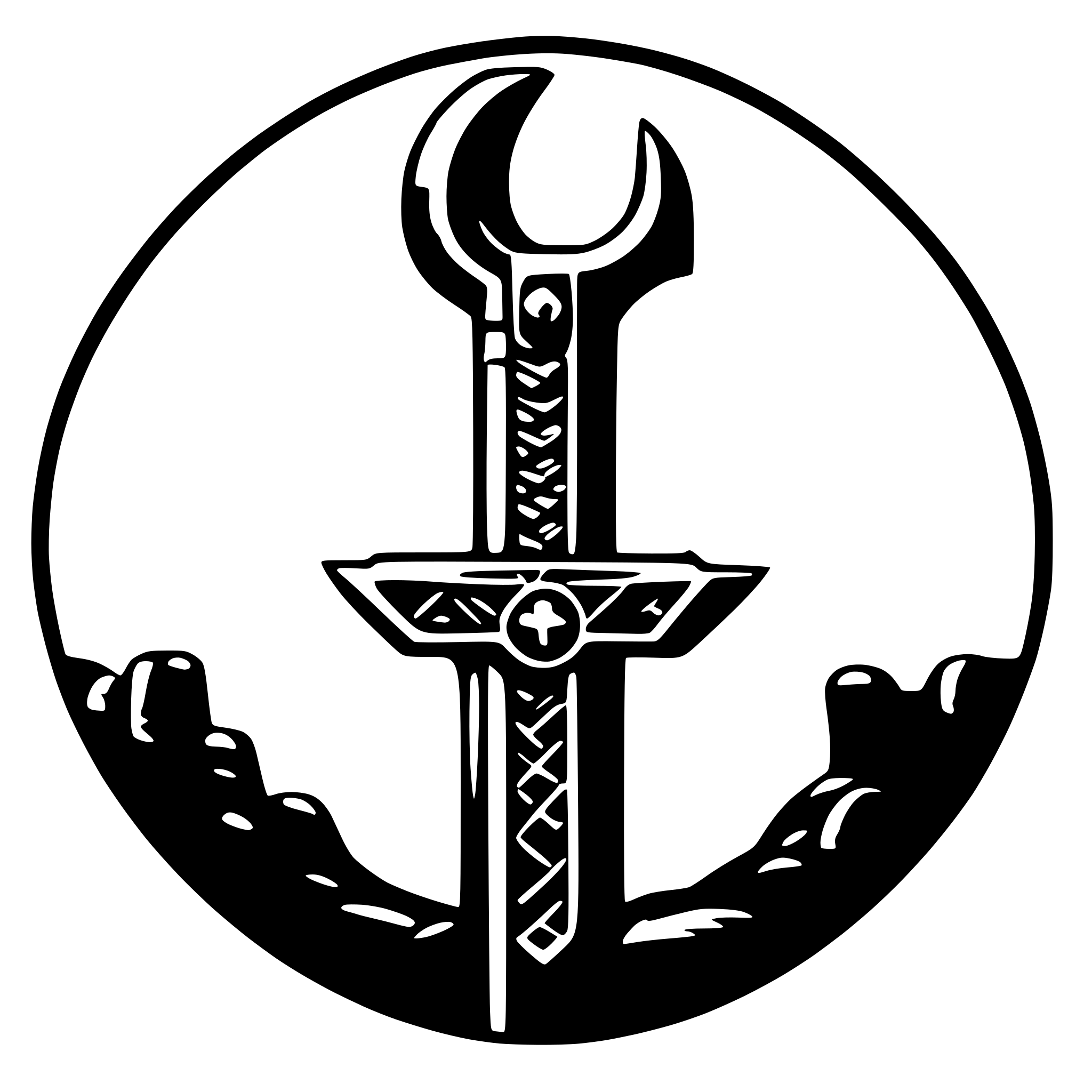 AI-generated SVG of a Two handed Warhammer