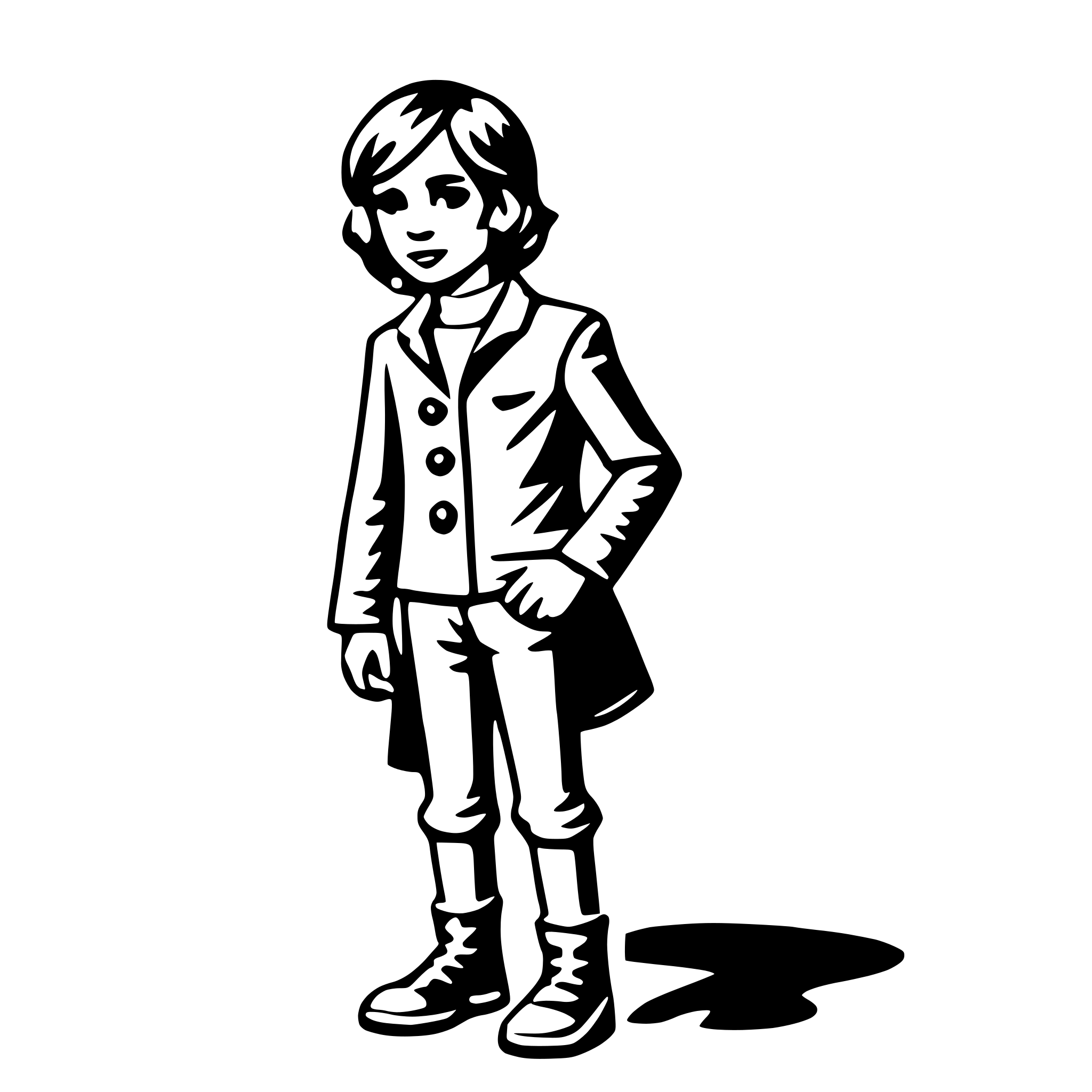 AI-generated SVG of a designer
